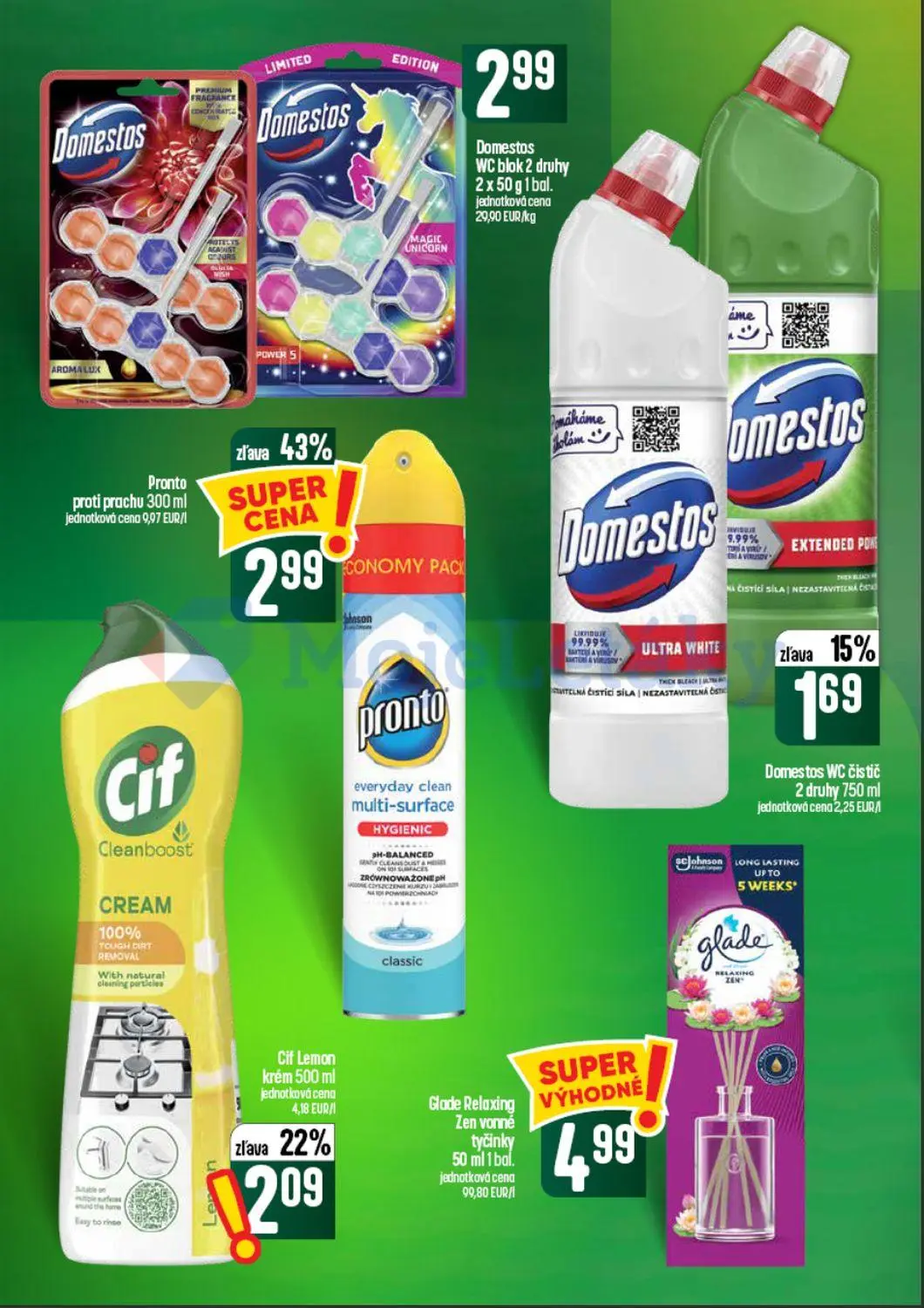 Coop Tempo leták, strana 56 z 60 — Pronto proti prachu, Cif Lemon krém, Domestos WC čistič 2 druhy