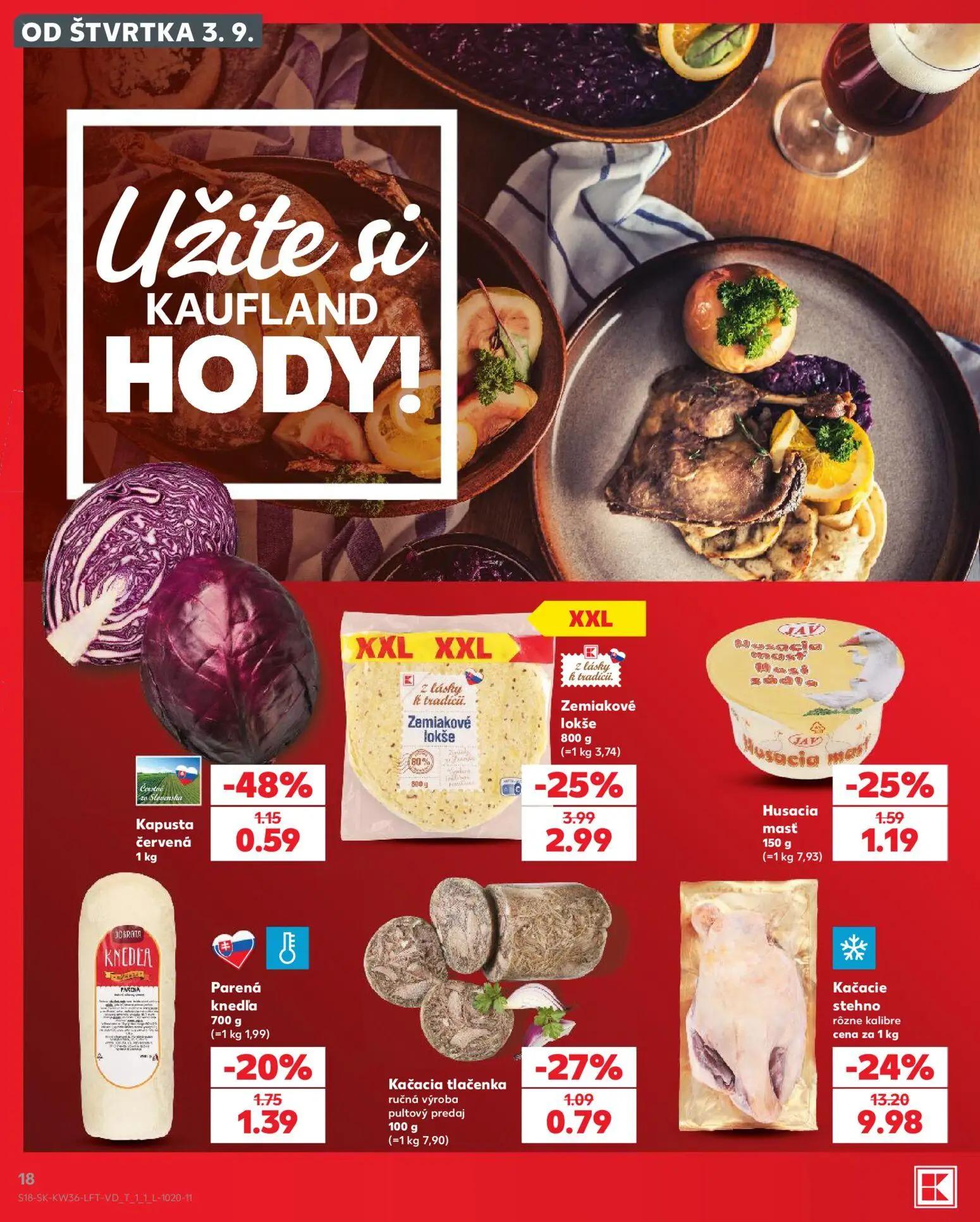 Kaufland leták, strana 18 z 80 — Kačacie stehno
