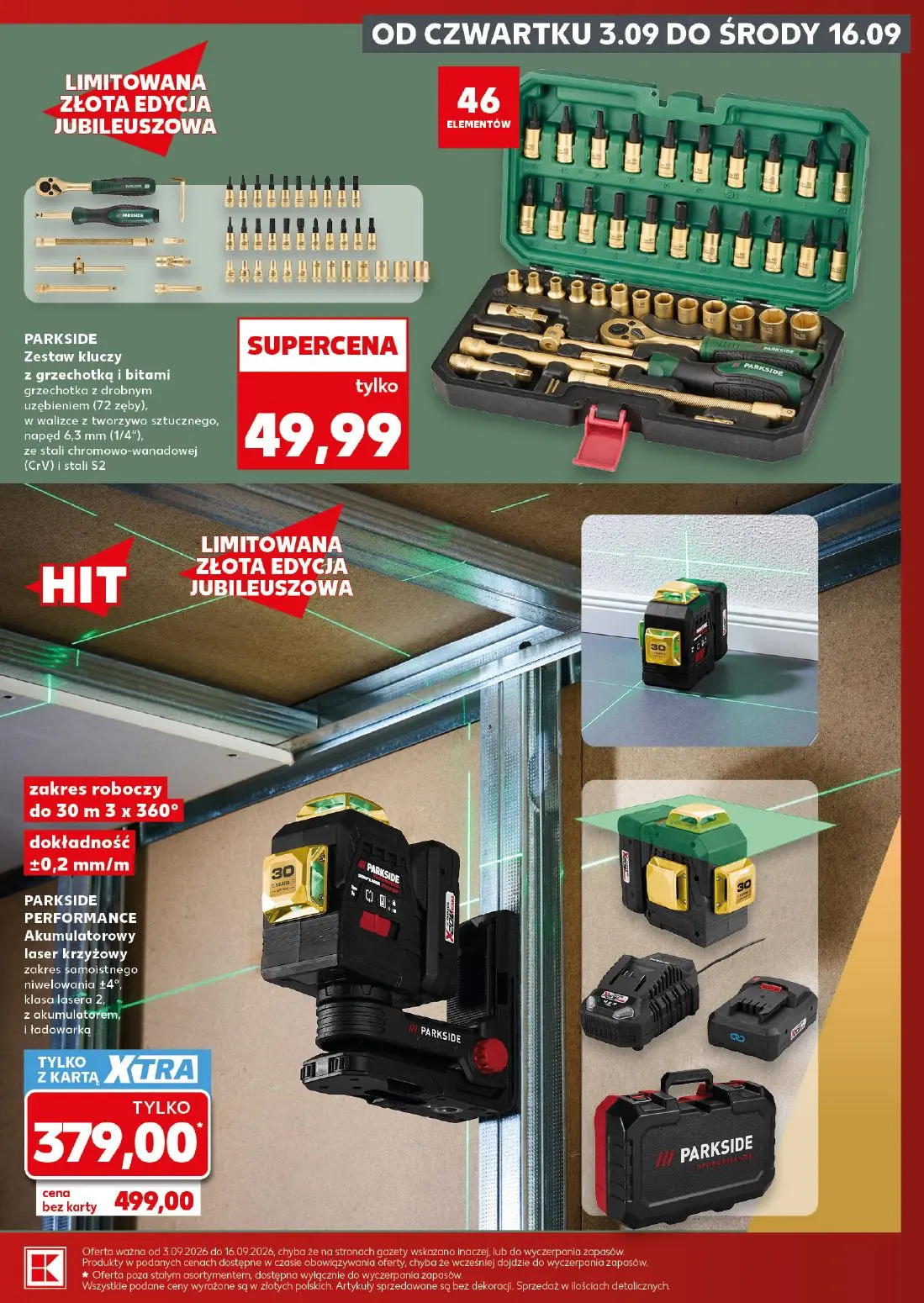 Kaufland gazetka, strona 5 z 20 — Zestaw kluczy z grzechotką i bitami