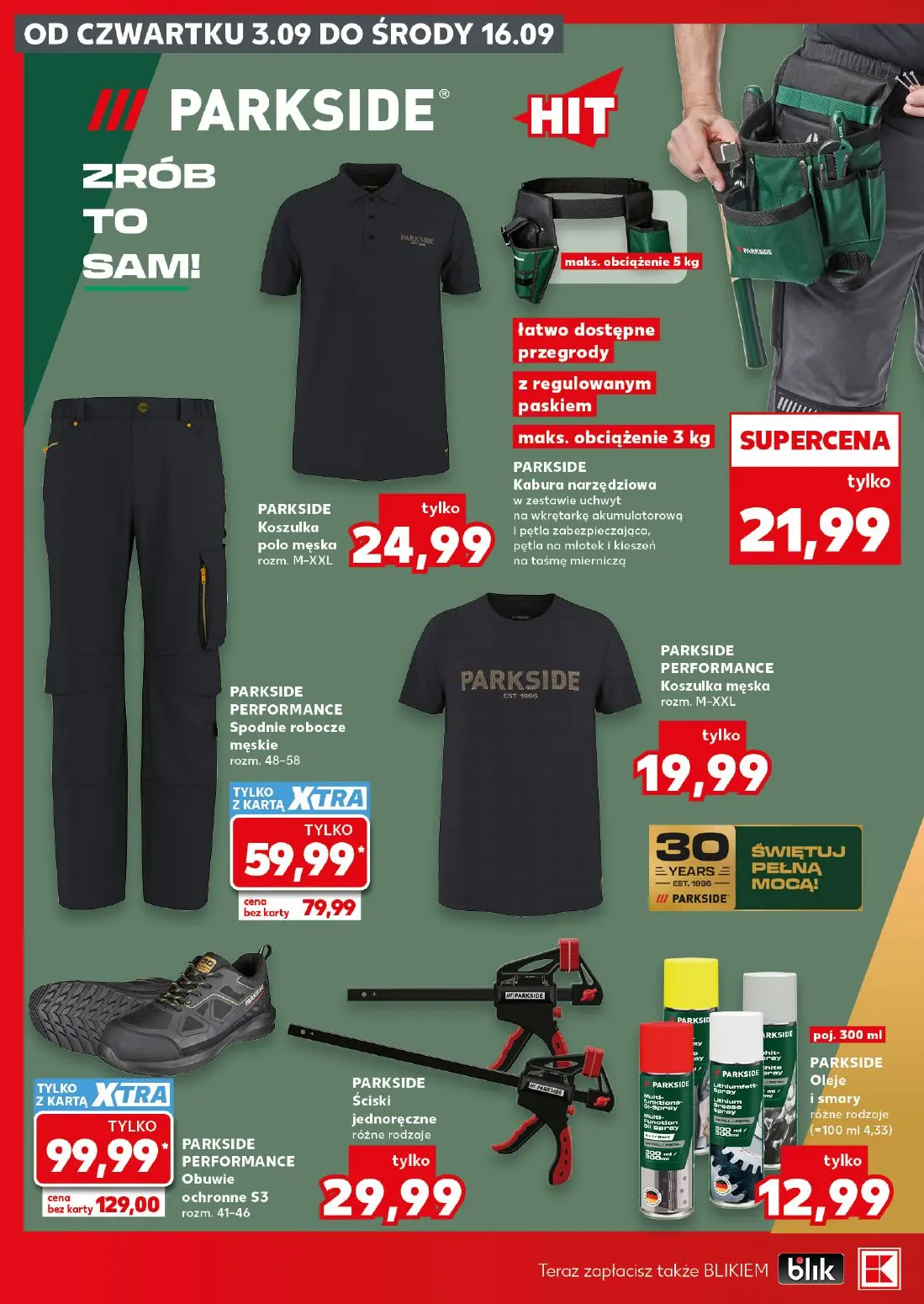 Kaufland gazetka, strona 8 z 20 — PARKSIDE PERFORMANCE Obuwie ochronne S3, PARKSIDE PERFORMANCE Spodnie robocze męskie, PARK…