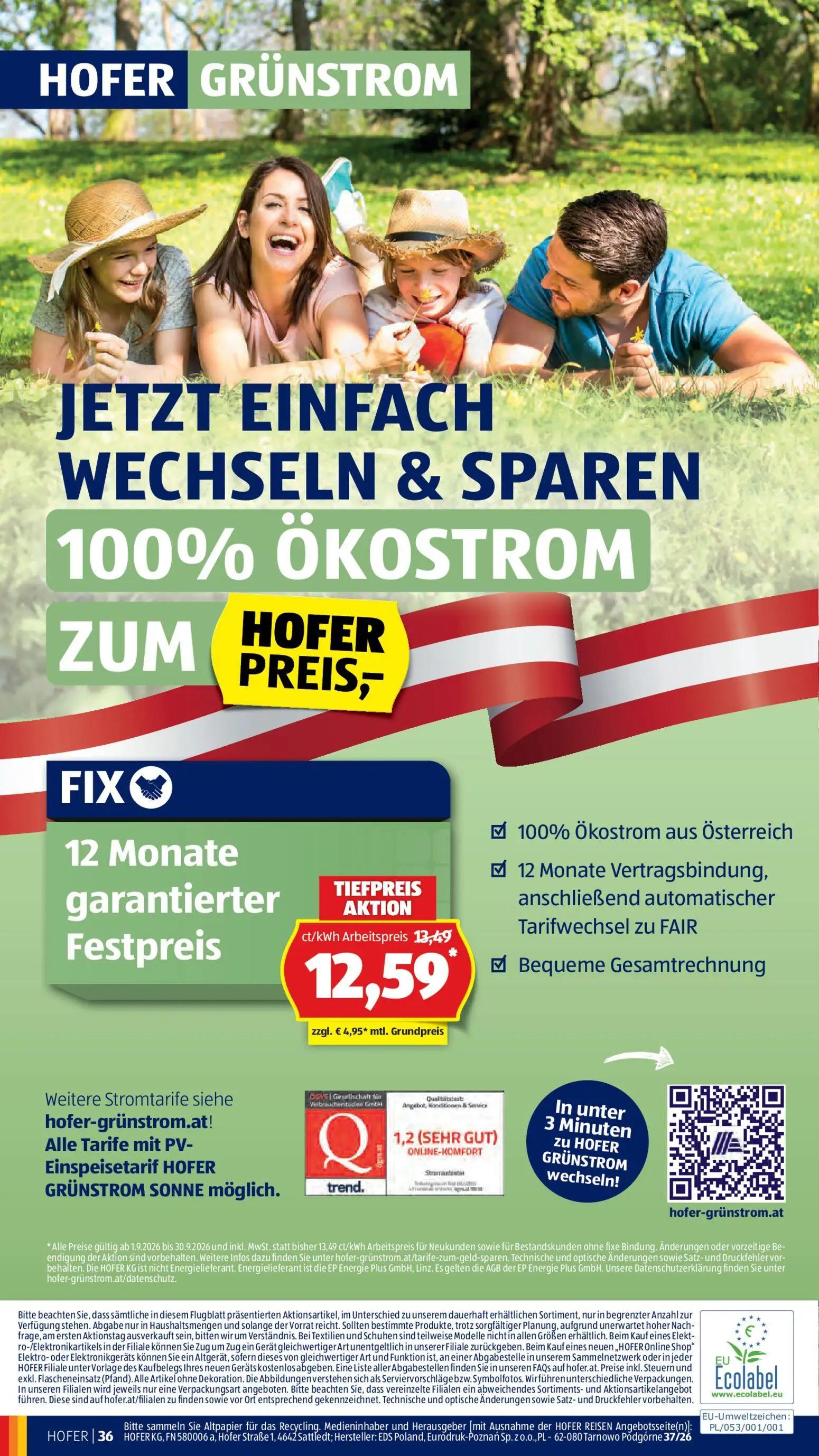 Hofer Prospekt, Seite 44 von 44