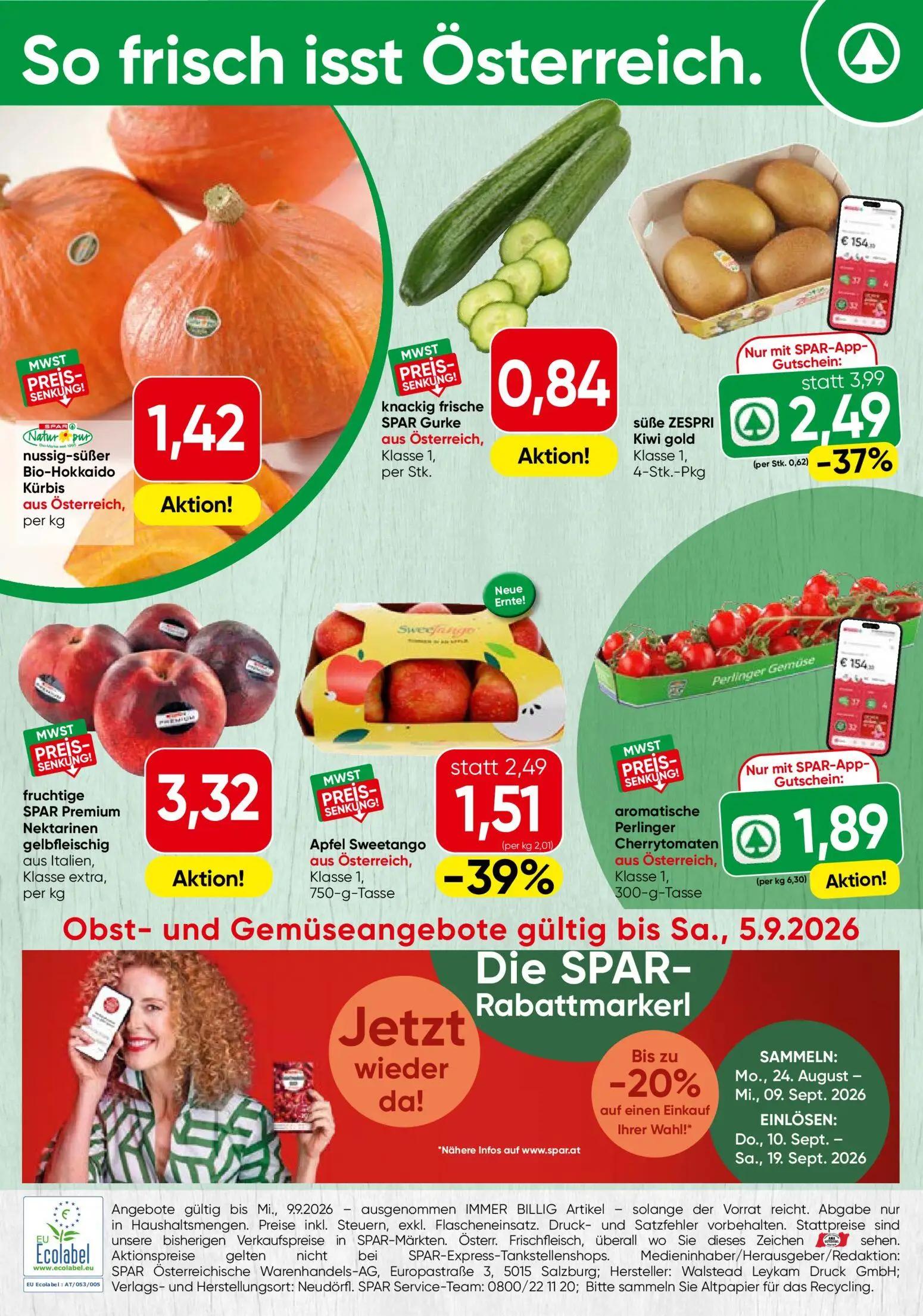 Spar Prospekt, Seite 16 von 16