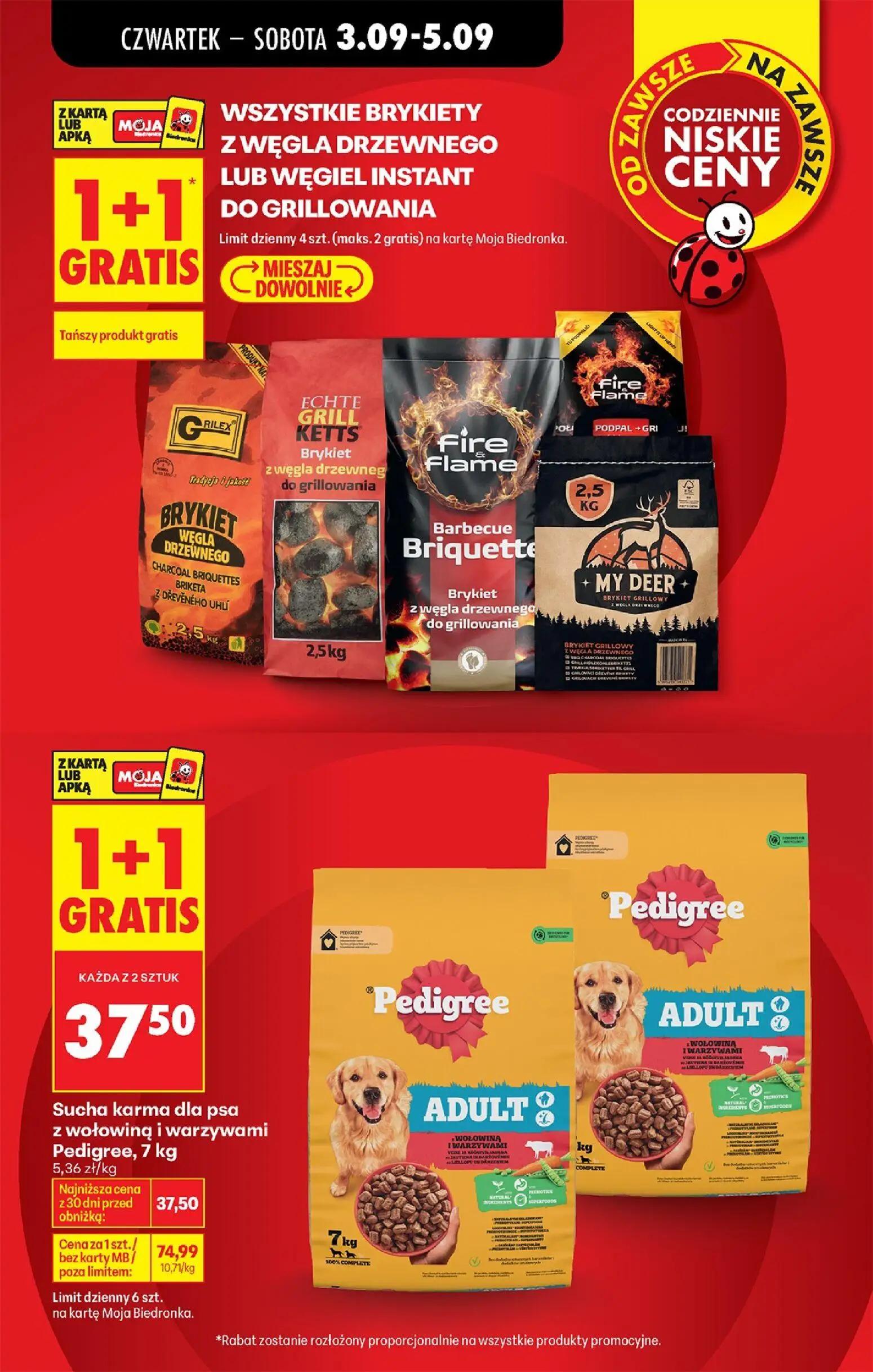 Biedronka gazetka, strona 21 z 75 — Sucha karma dla psa z wołowiną i warzywami Pedigree, 7 kg