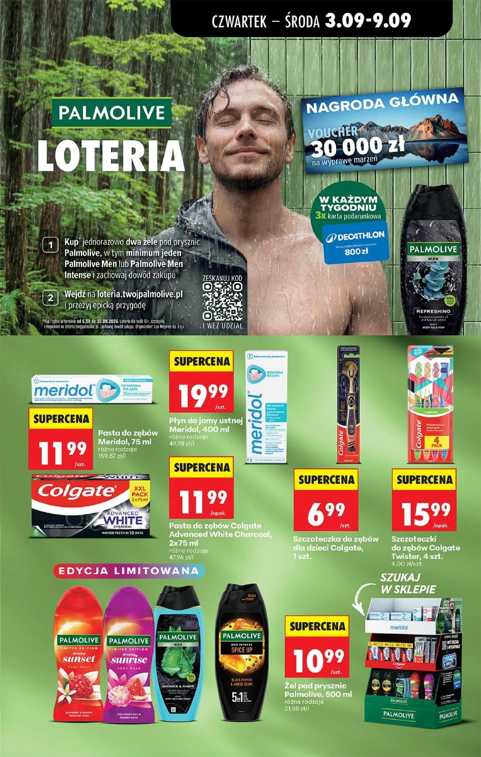 Biedronka gazetka, strona 65 z 75 — Pasta do zębów Meridol, Płyn do jamy ustnej Meridol, Pasta do zębów Colgate Advanced Whi…