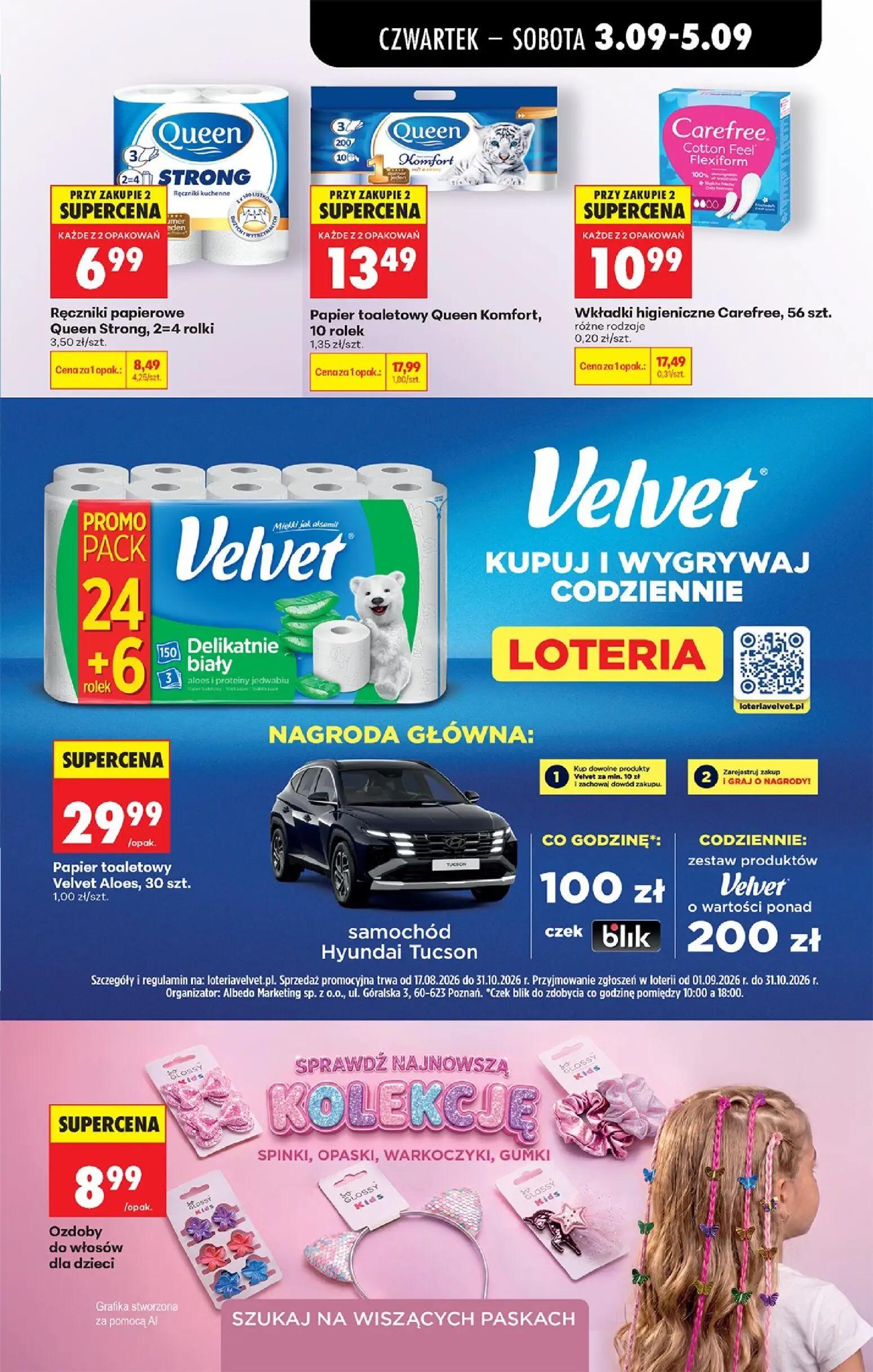 Biedronka gazetka, strona 67 z 75 — Papier toaletowy Queen Komfort, Ręczniki papierowe Queen Strong, Papier toaletowy Velvet…