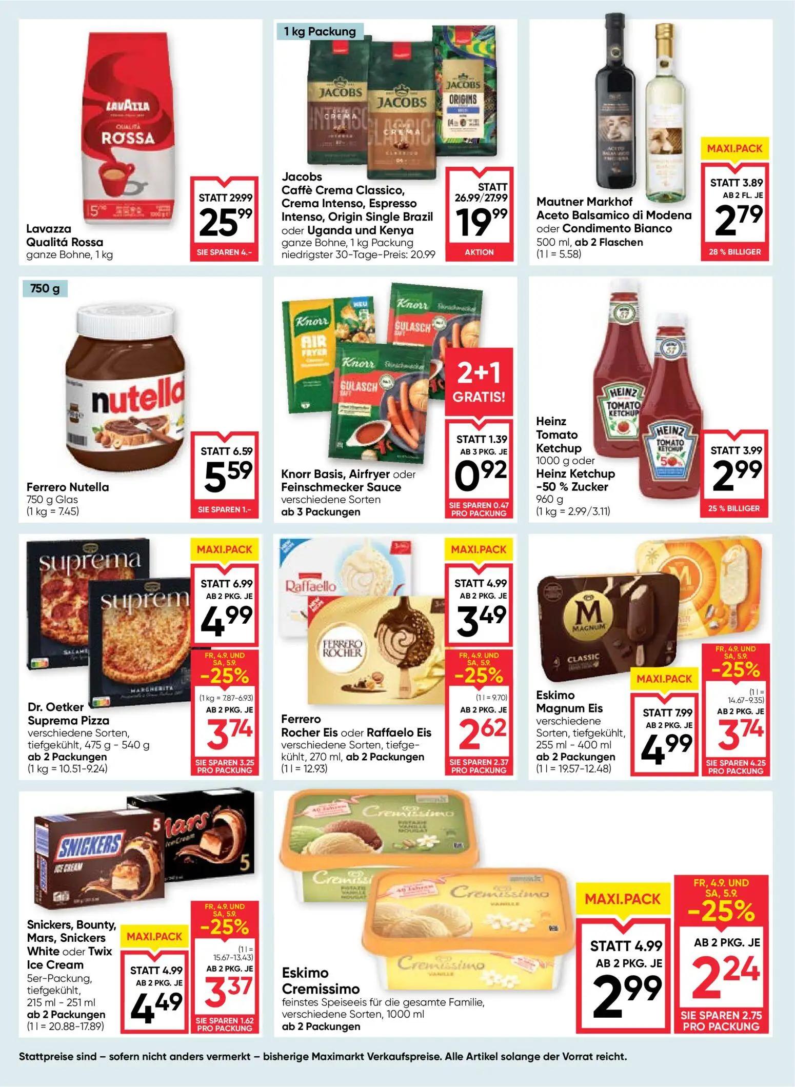 Maximarkt Prospekt, Seite 10 von 24 — Jacobs Caffè Crema Classico, Crema Intenso, Espresso Intenso, Origin Single Brazil ode…