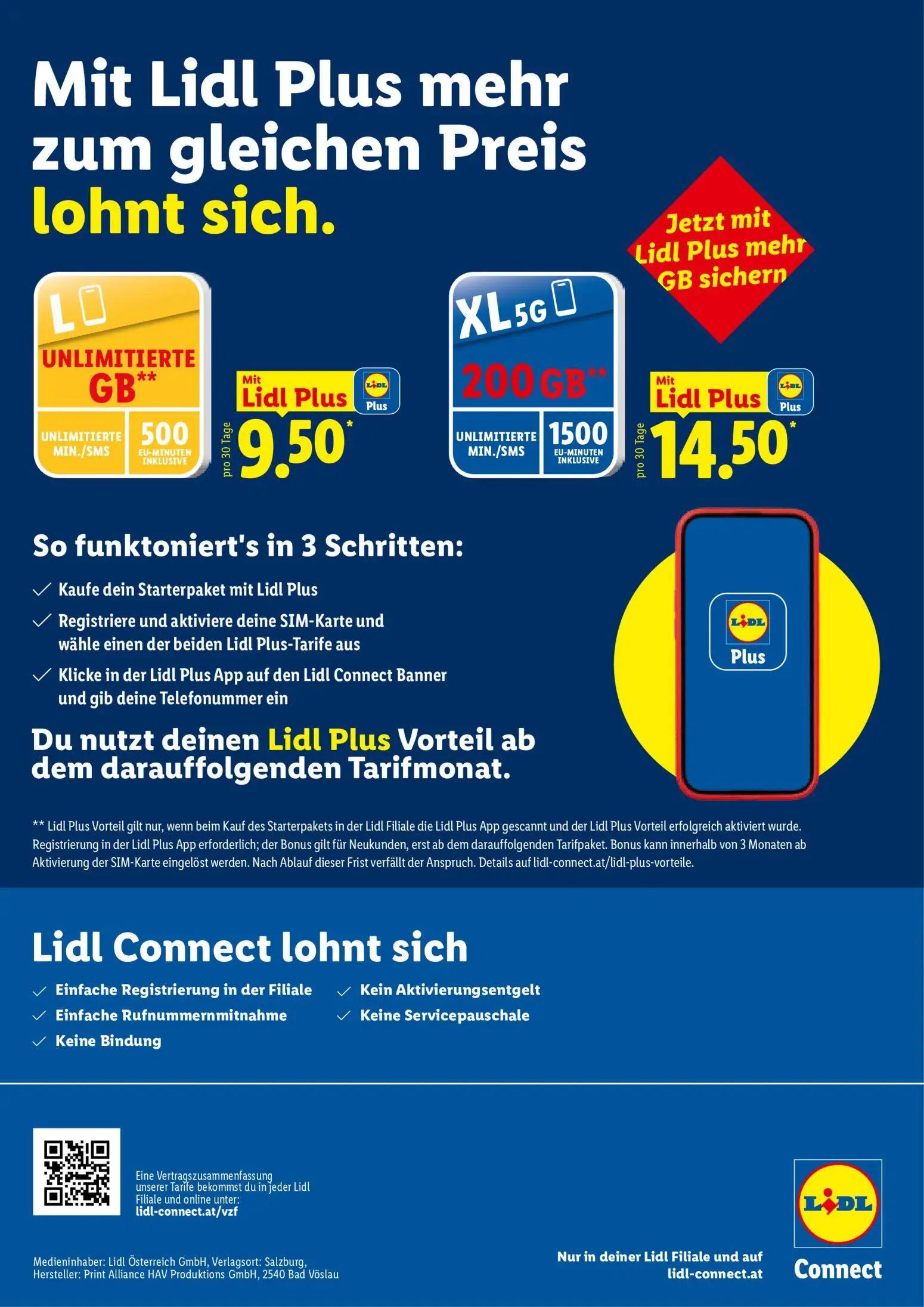 Lidl Prospekt, Seite 3 von 4 — Lidl Connect, Lidl Connect