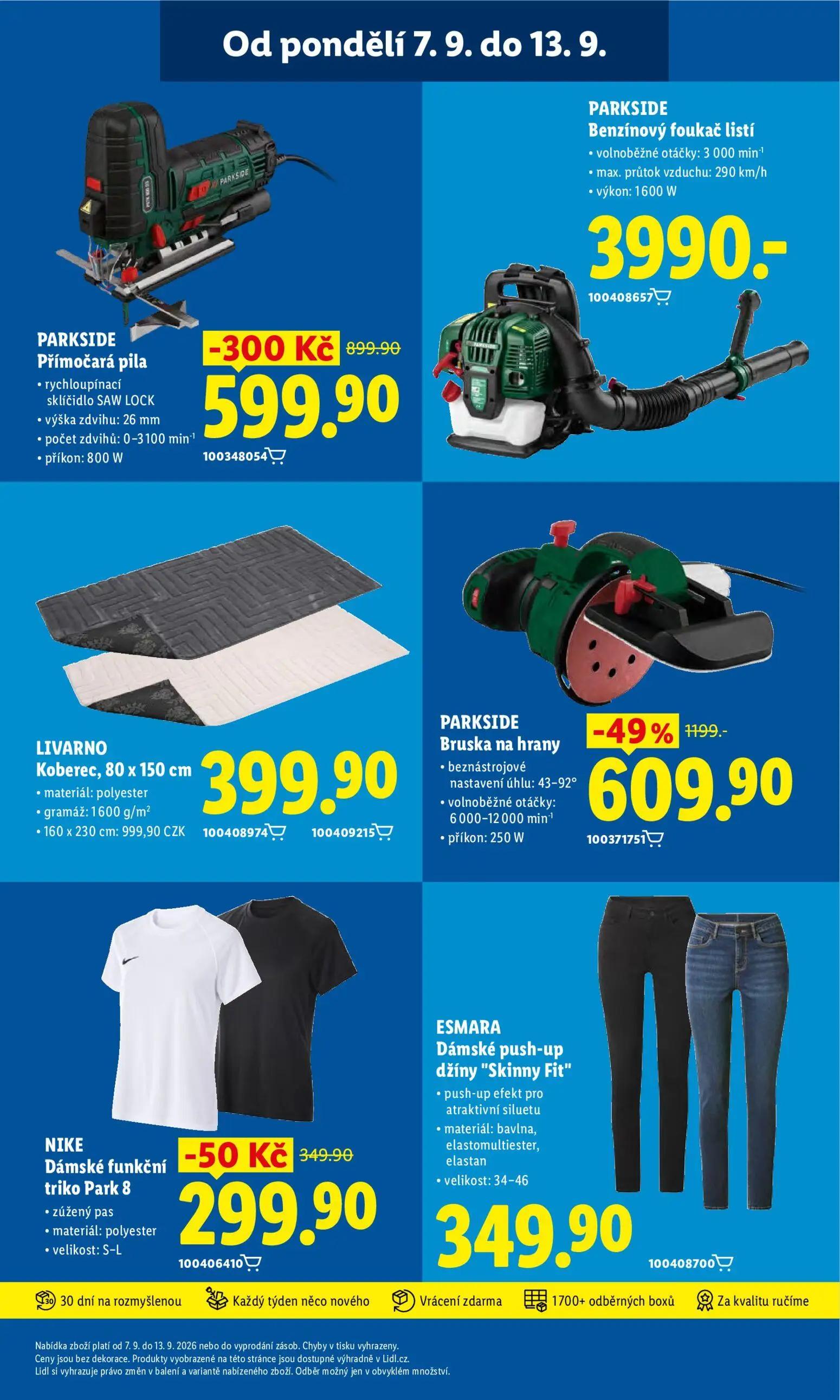 Lidl leták, strana 45 z 49 — ESMARA Dámské push-up džíny "Skinny Fit"