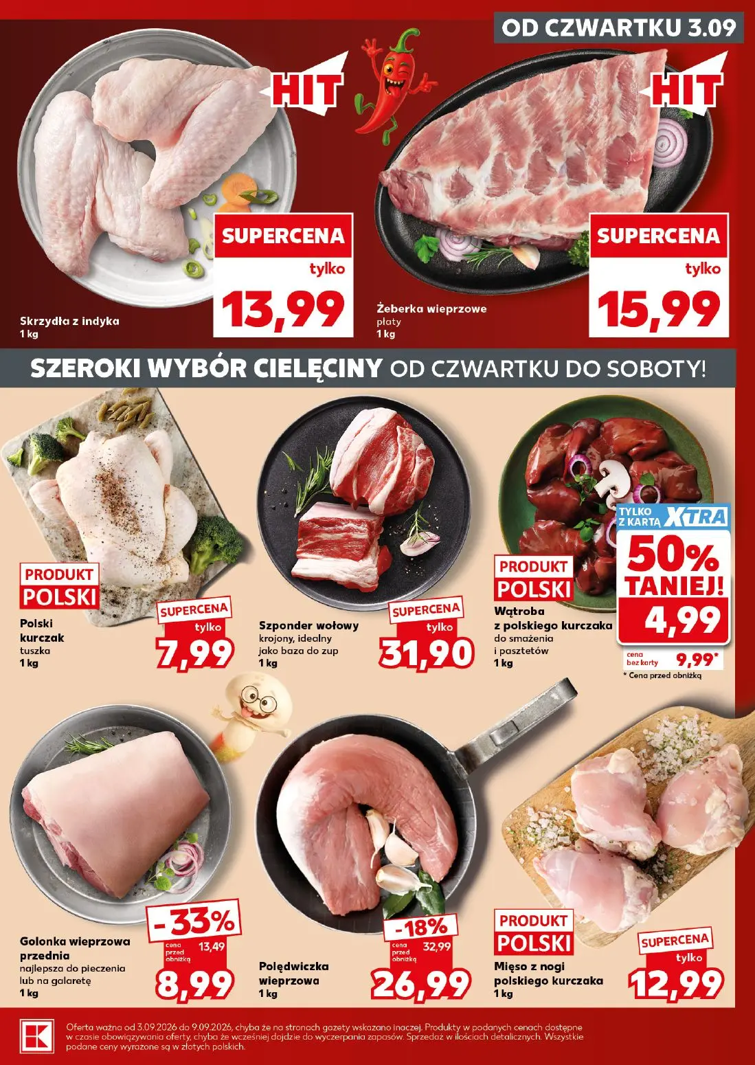 Kaufland gazetka, strona 11 z 24 — Żeberka wieprzowe płaty