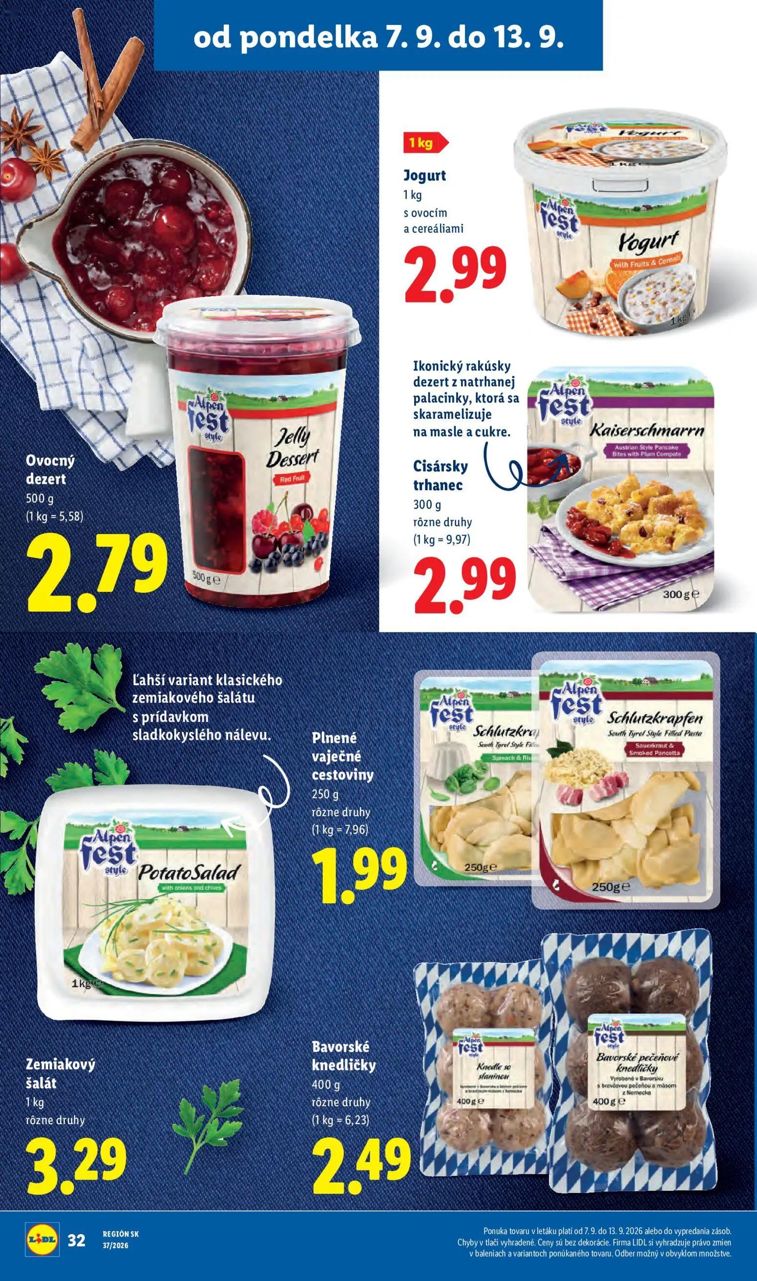 Lidl leták, strana 36 z 100 — Cisársky trhanec rôzne druhy