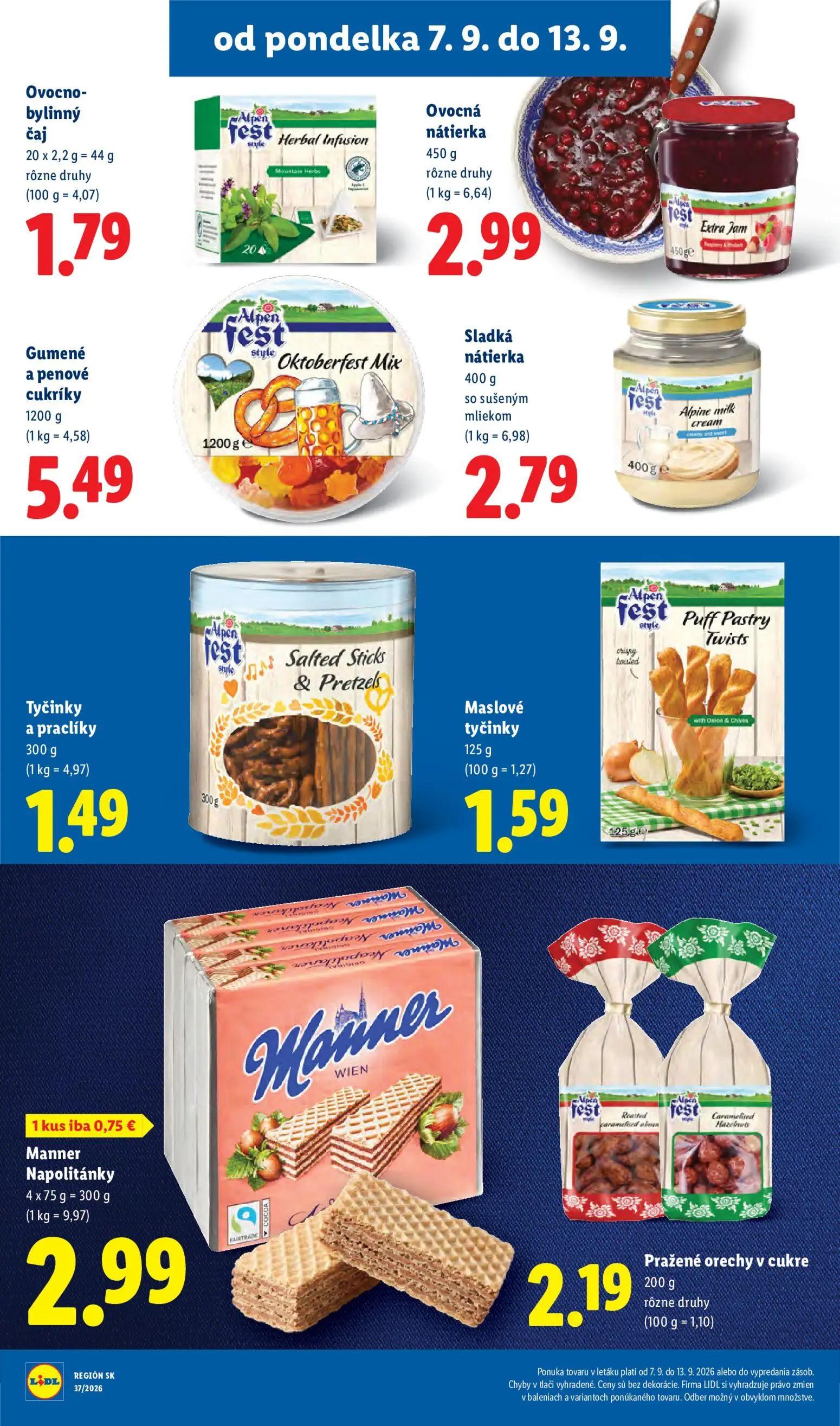 Lidl leták, strana 38 z 100 — Gumené a penové cukríky