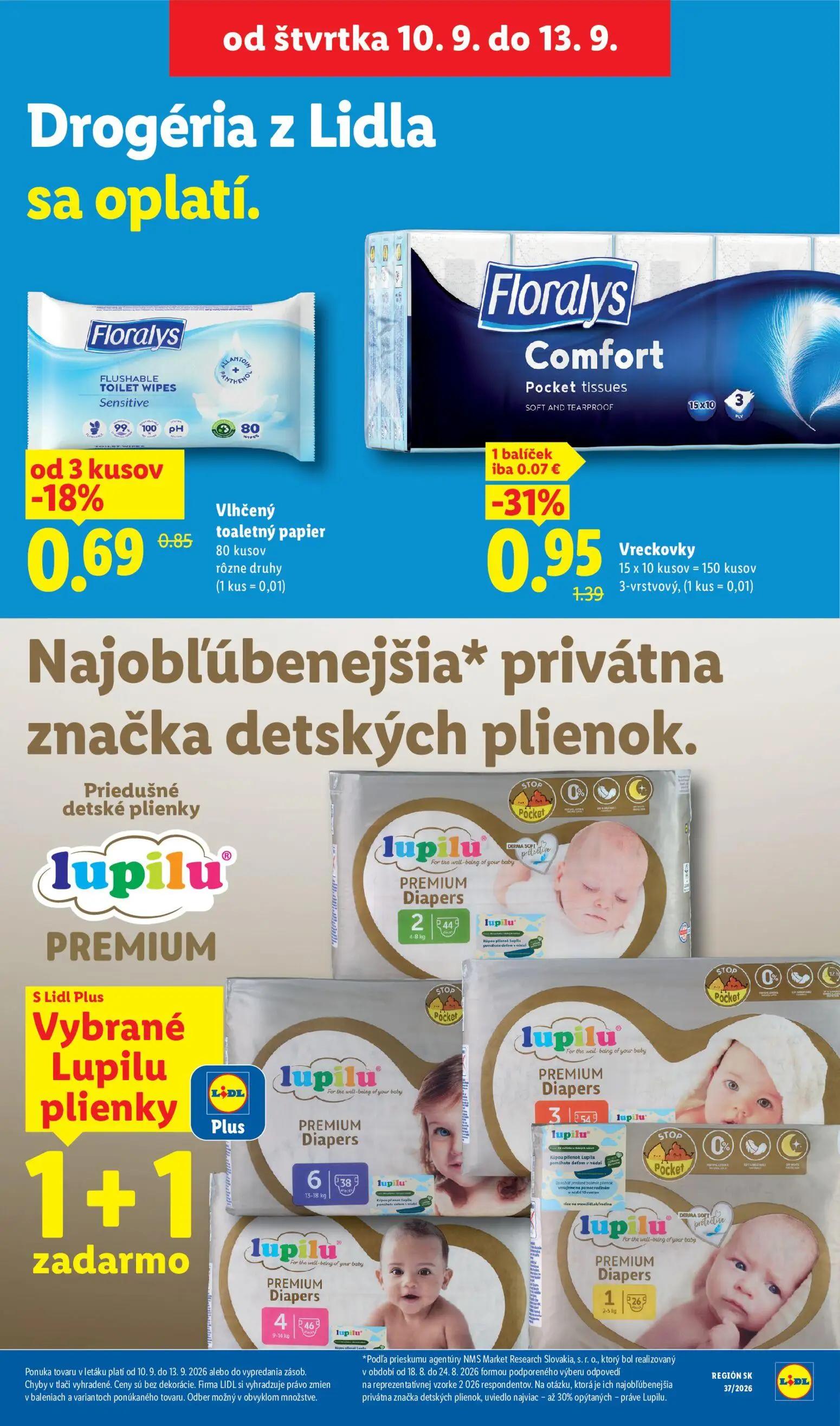 Lidl leták, strana 77 z 100 — Vreckovky