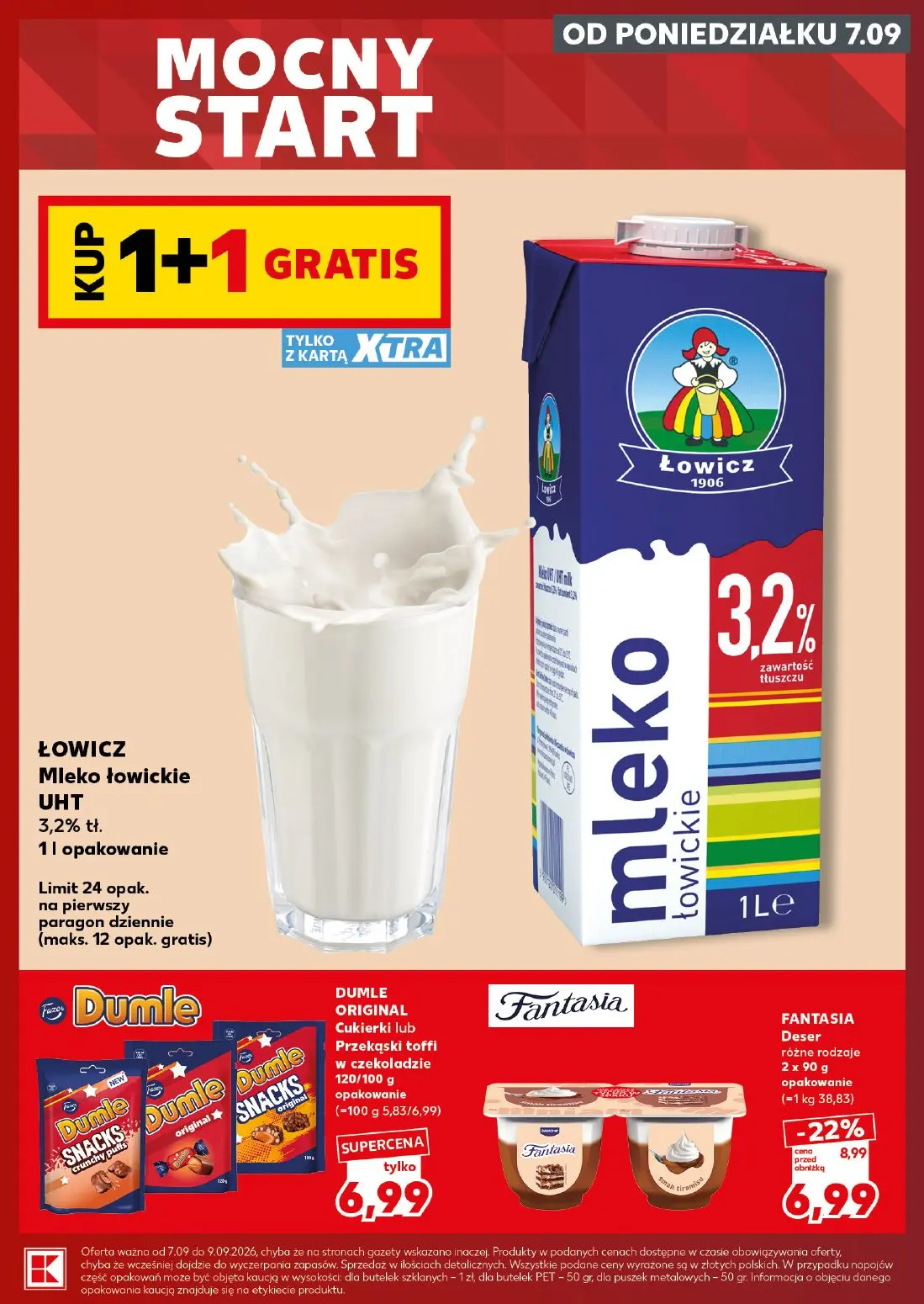 Kaufland gazetka, strona 5 z 28 — FANTASIA Deser, DUMLE ORIGINAL Cukierki lub Przekąski toffi w czekoladzie