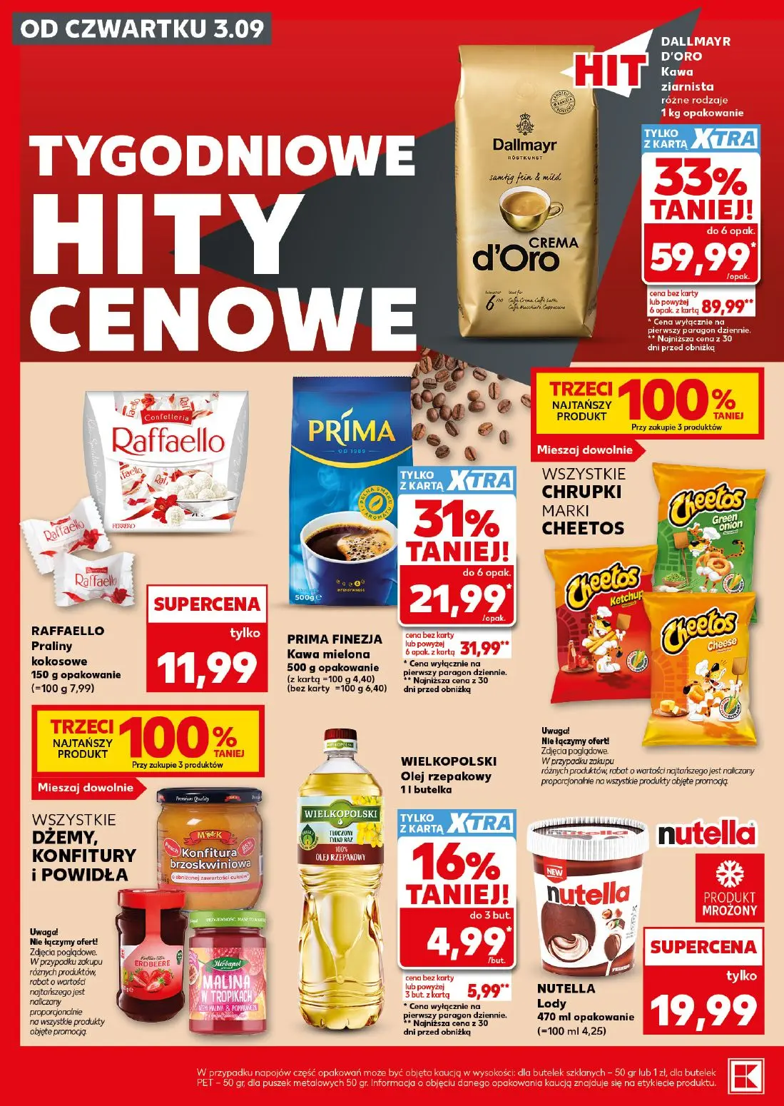 Kaufland gazetka, strona 10 z 28 — Dallmayr d'Oro Kawa ziarnista różne rodzaje, PRIMA FINEZJA Kawa mielona