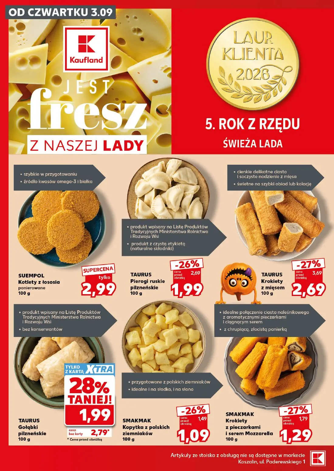 Kaufland gazetka, strona 12 z 28 — TAURUS Krokiety Z mięsem, TAURUS Gołąbki pilzneńskie, TAURUS Pierogi ruskie pilzneńskie