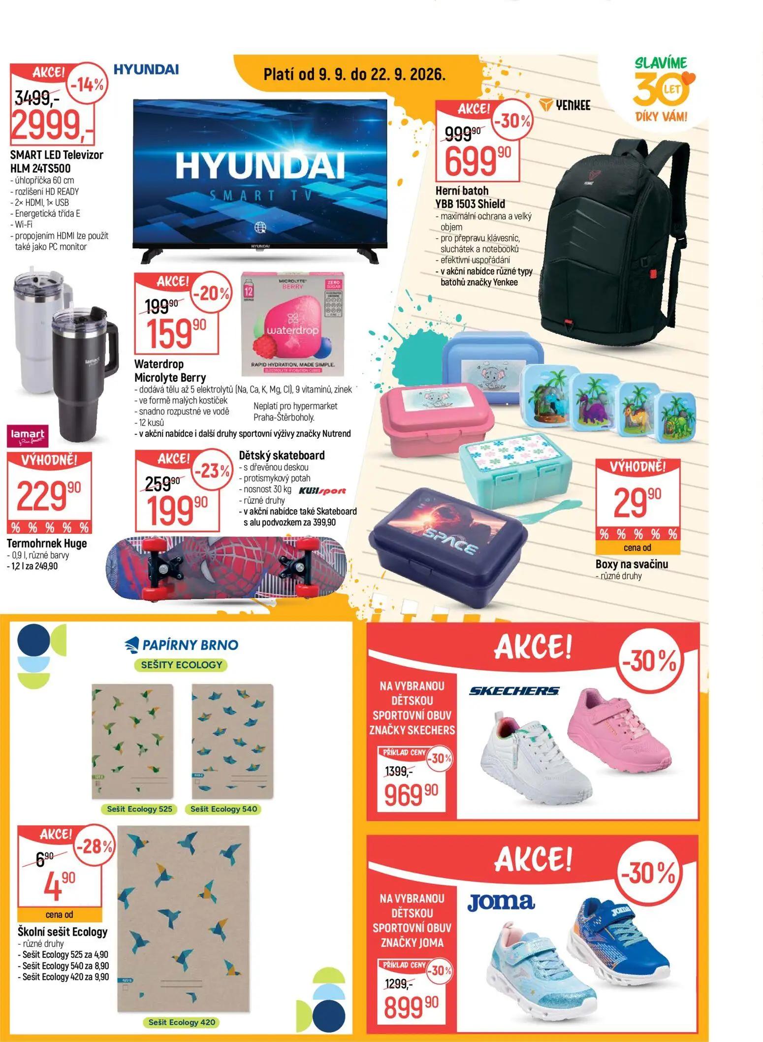 GLOBUS leták, strana 10 z 45 — SMART LED Televizor HLM 24TS500, DĚTSKOU SPORTOVNÍ OBUV ZNAČKY SKECHERS, DĚTSKOU SPORTOVNÍ OB…