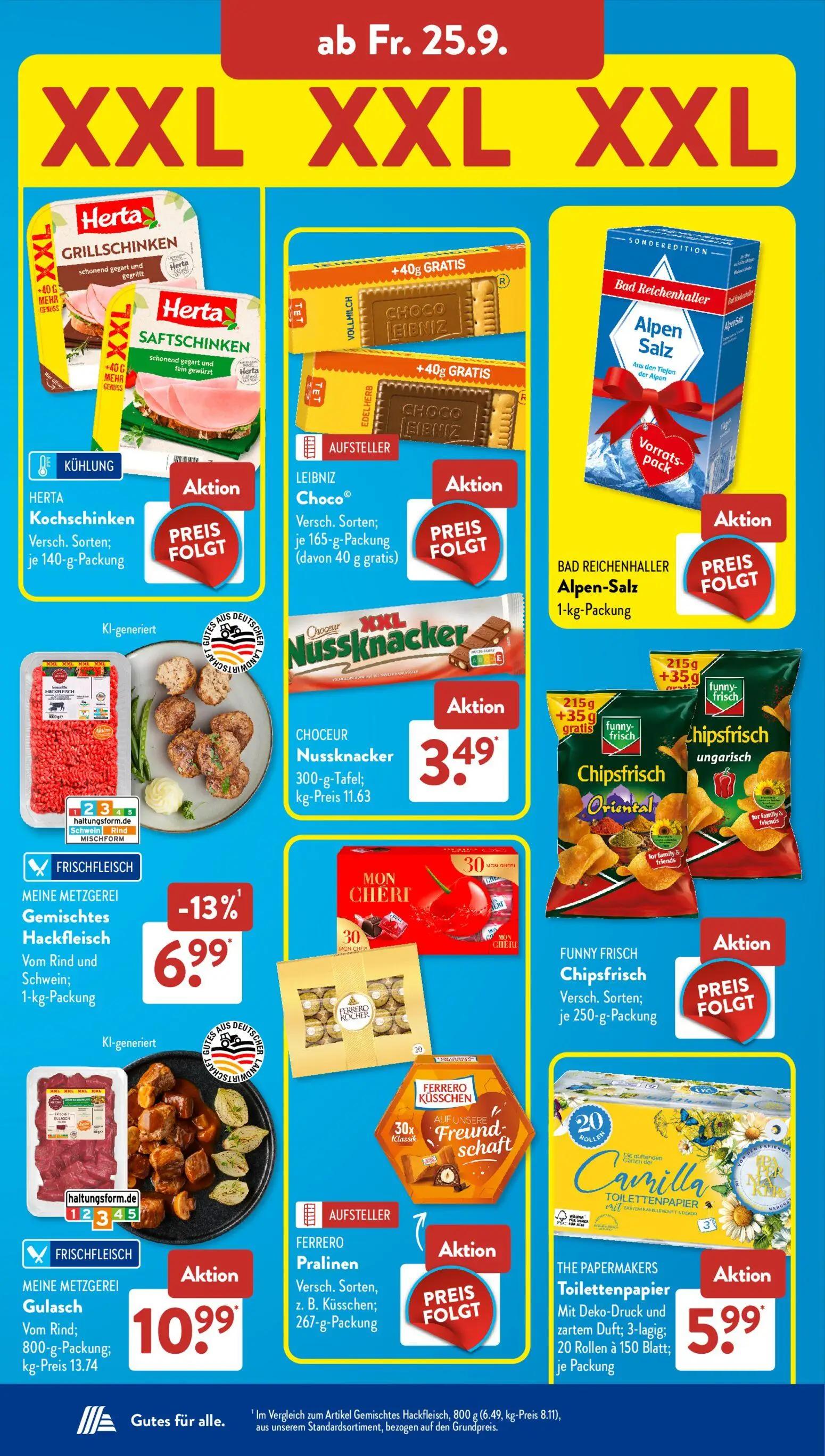 Aldi Süd Prospekt, Seite 12 von 21 — MEINE METZGEREI Gemischtes Hackfleisch Vom Rind und Schwein;, CHOCEUR Nussknacker, MEIN…