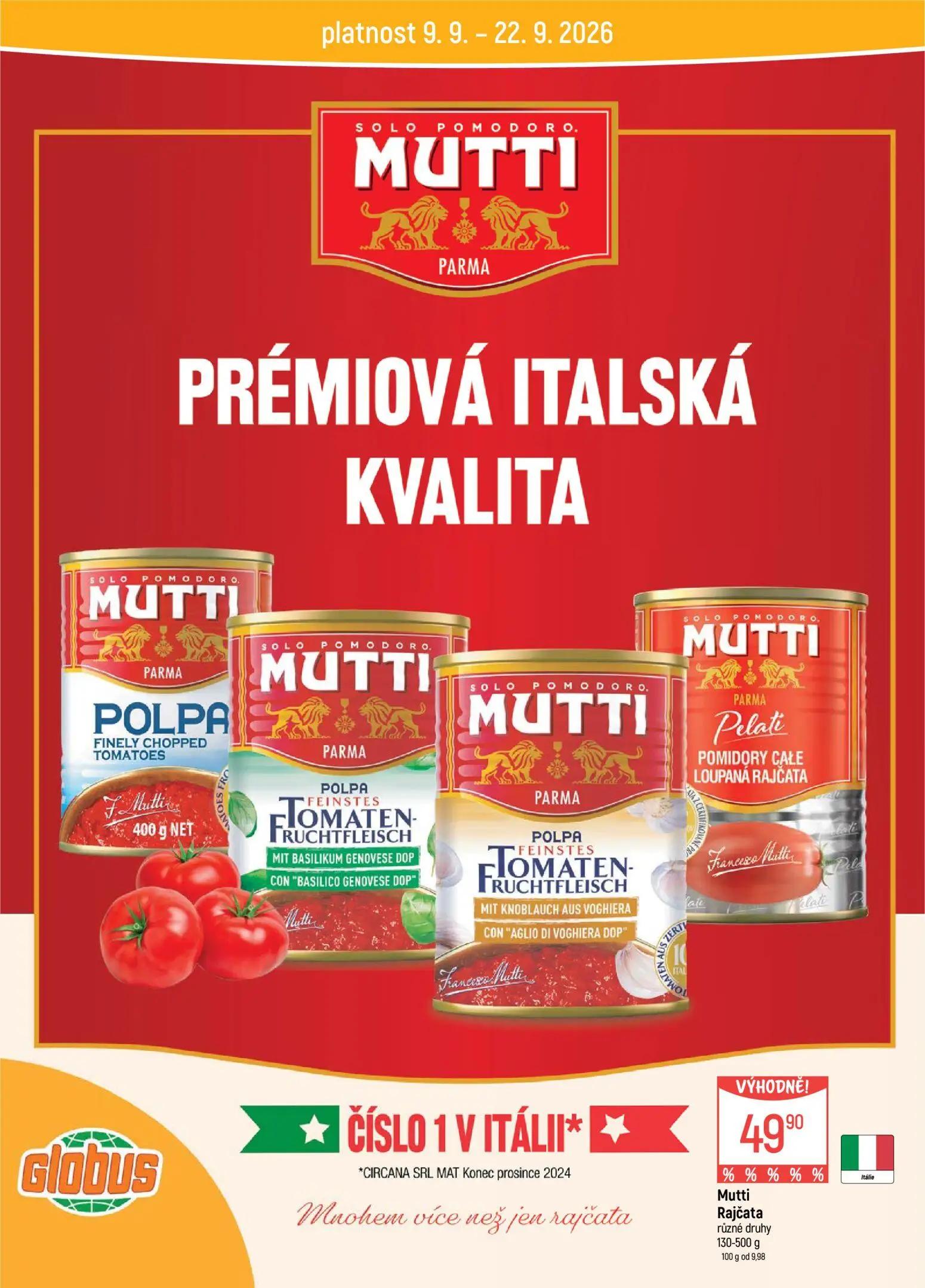 GLOBUS leták, strana 25 z 45 — Mutti Rajčata