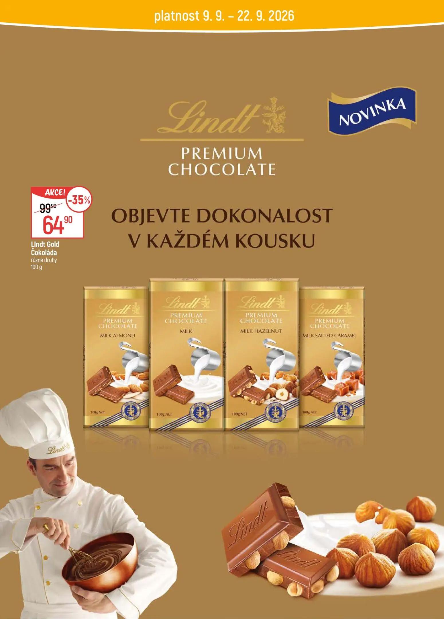 GLOBUS leták, strana 27 z 45 — Lindt Gold Čokoláda různé druhy
