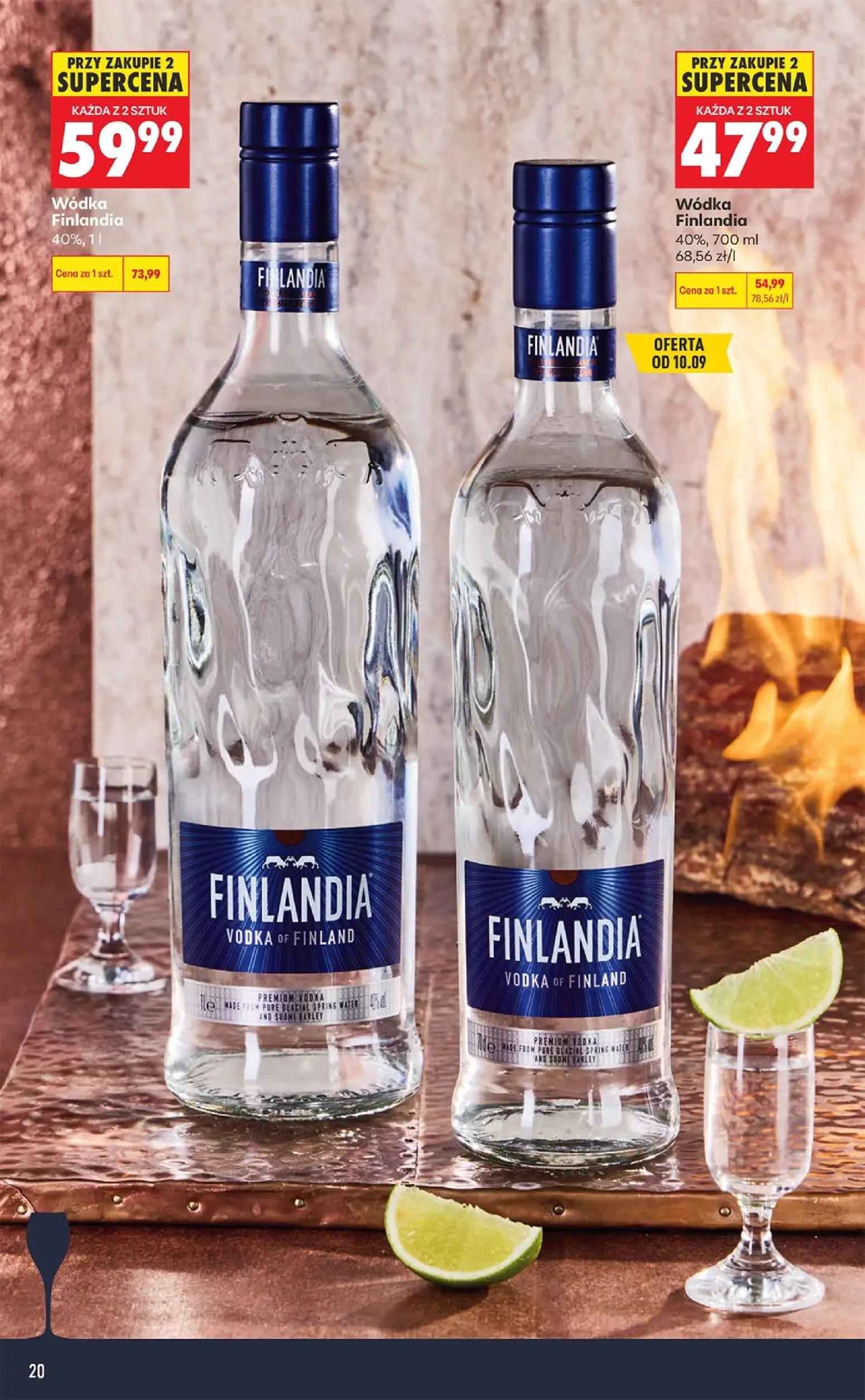 Biedronka gazetka, strona 20 z 36 — Wódka Finlandia, Wódka Finlandia