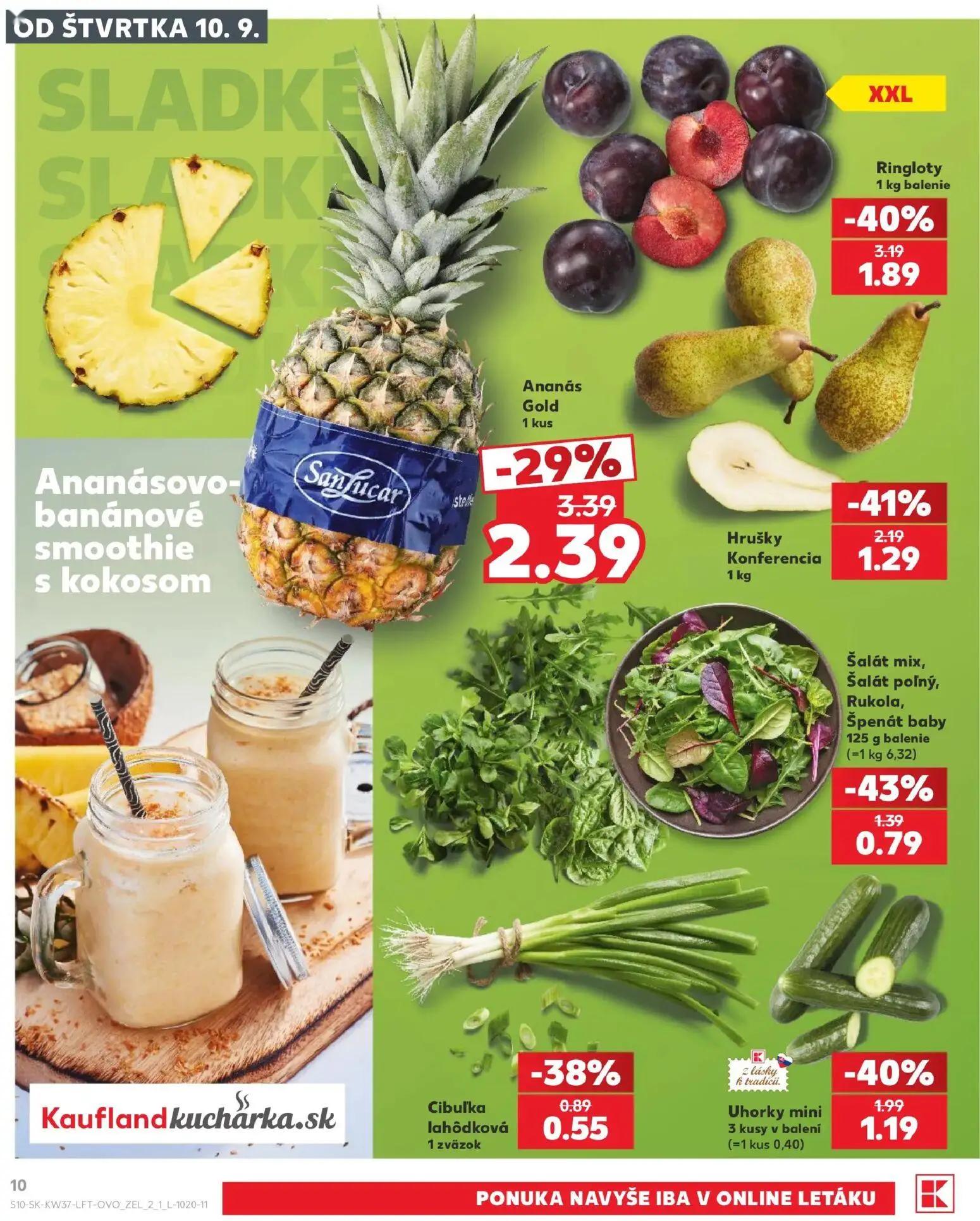 Kaufland leták, strana 10 z 84 — Ringloty, Hrušky Konferencia