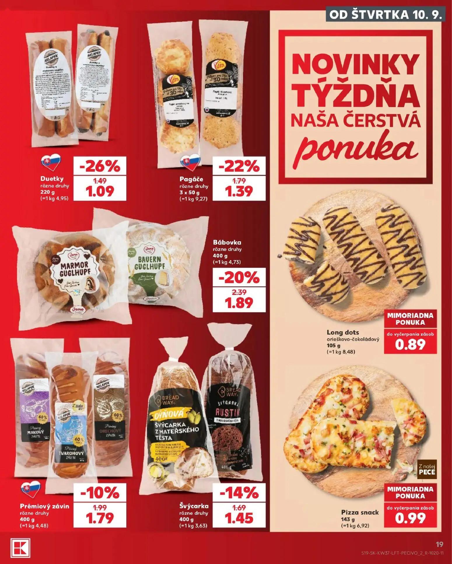 Kaufland leták, strana 19 z 84 — Prémiový závin