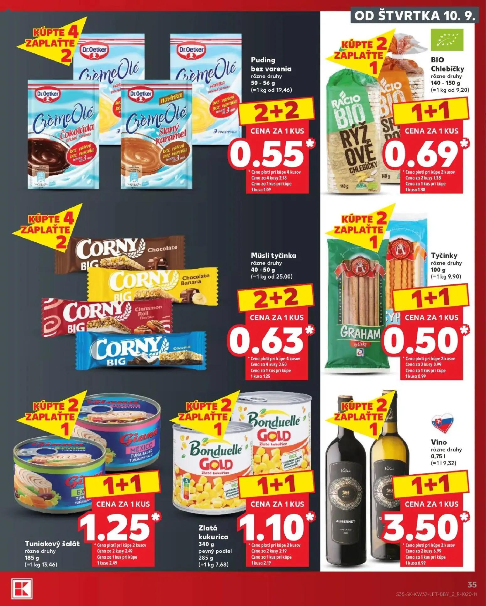 Kaufland leták, strana 35 z 84 — Tyčinky