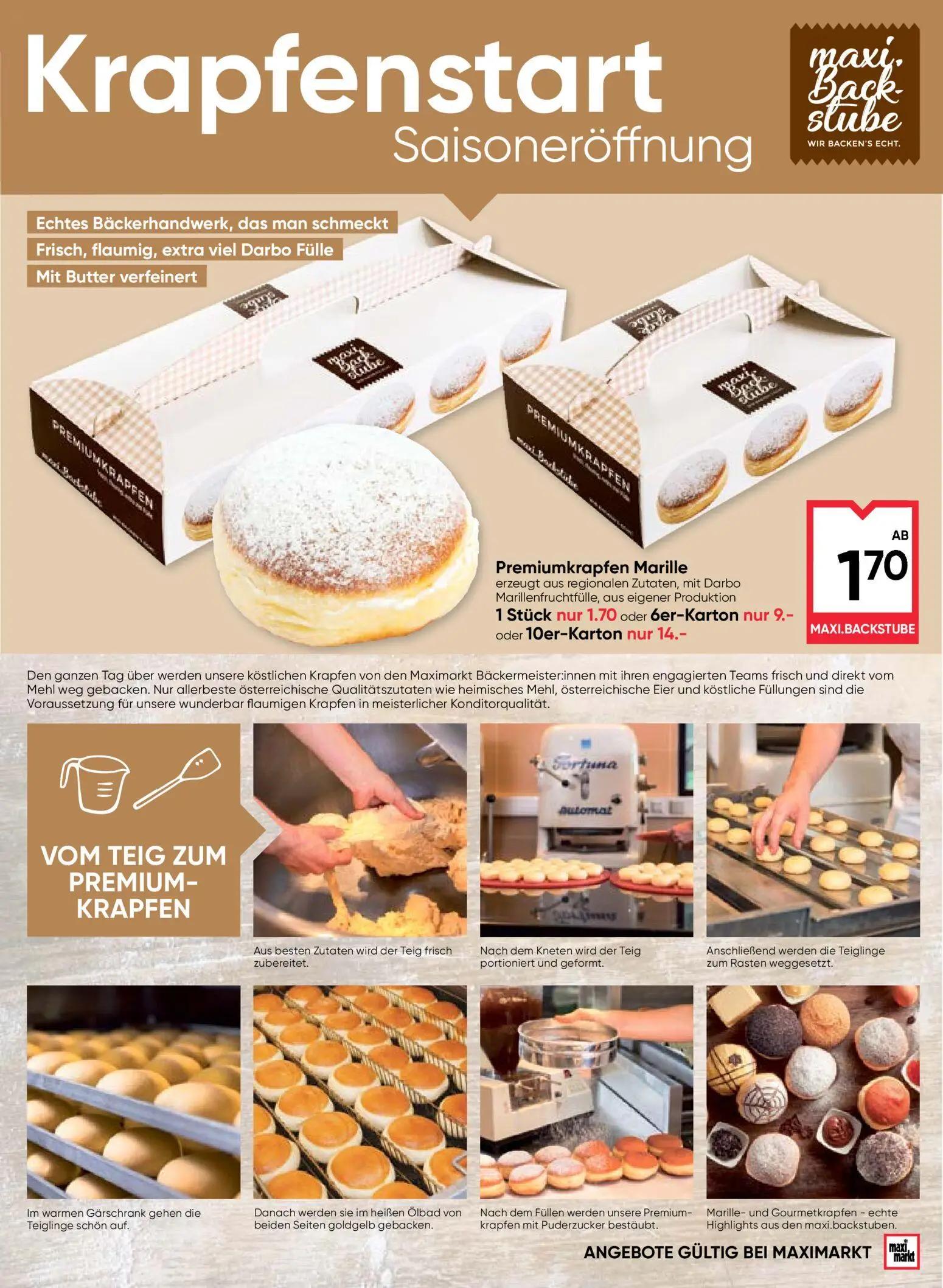Maximarkt Prospekt, Seite 7 von 24 — Premiumkrapfen Marille