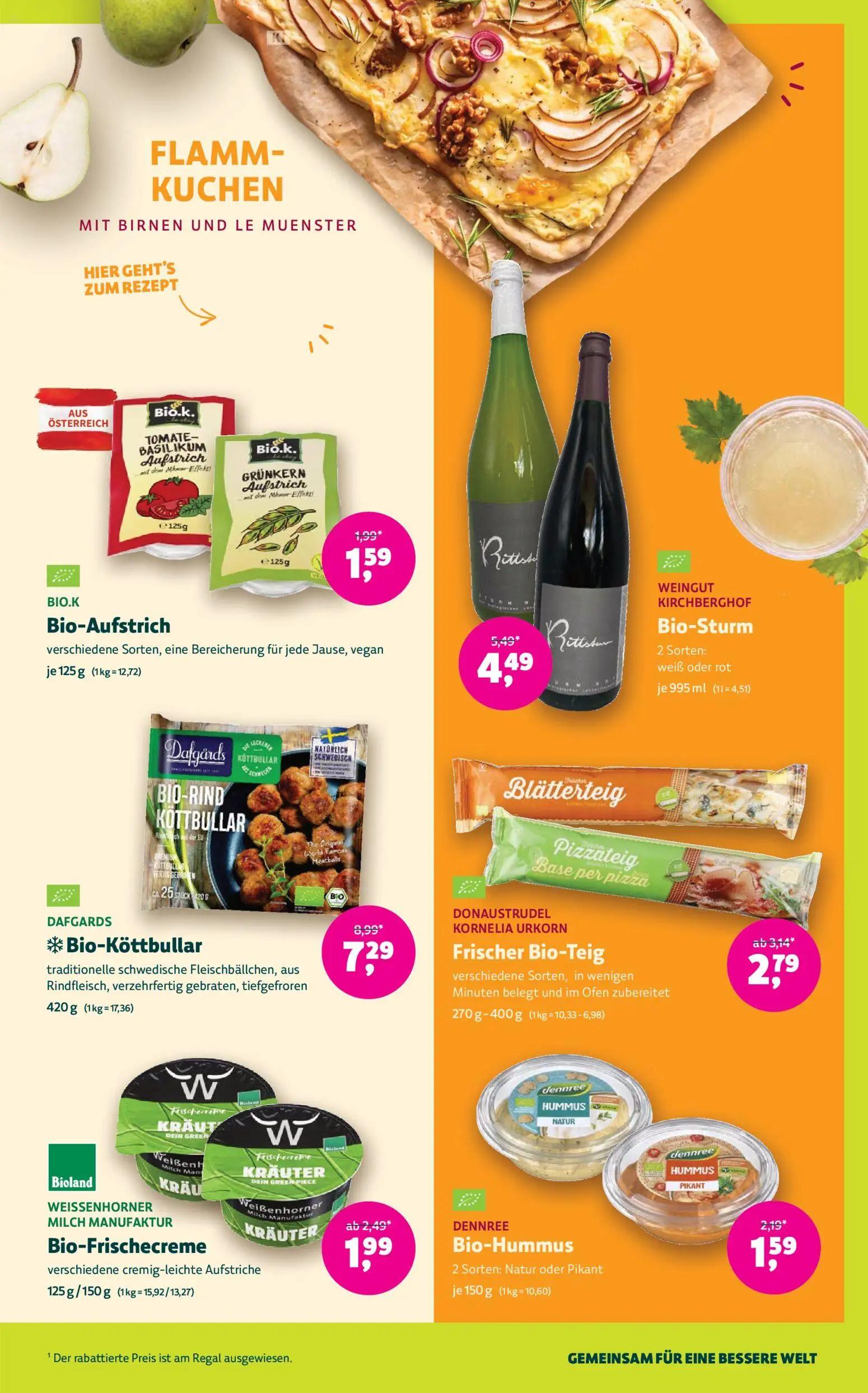 Denns BioMarkt Prospekt, Seite 9 von 14 — DAFGARDS Bio-Köttbullar traditionelle schwedische Fleischbällchen, aus Rindfleisch…