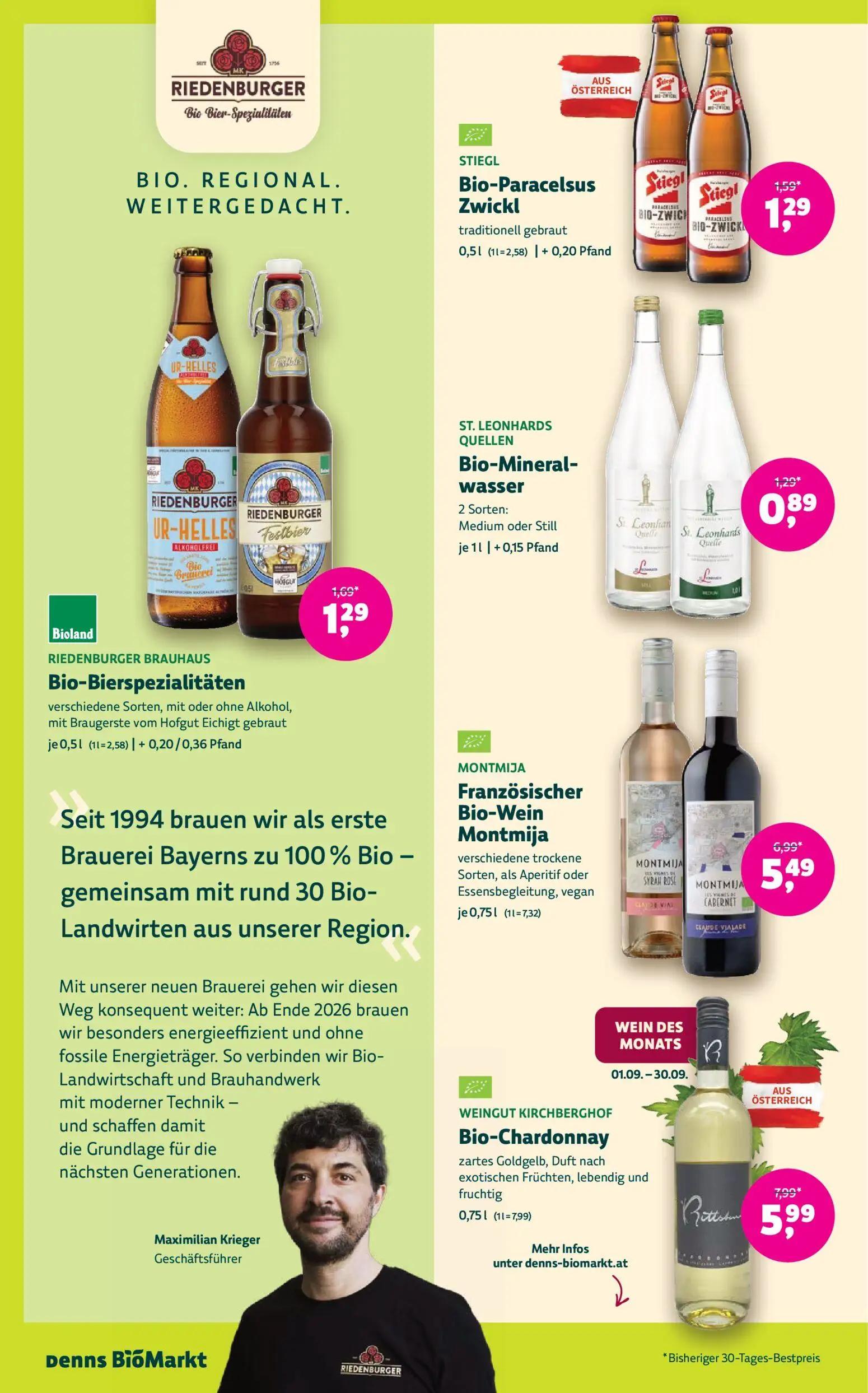 Denns BioMarkt Prospekt, Seite 12 von 14 — Weingut Kirchberghof Bio-Chardonnay, Montmija Französischer Bio-Wein Montmija, Ri…