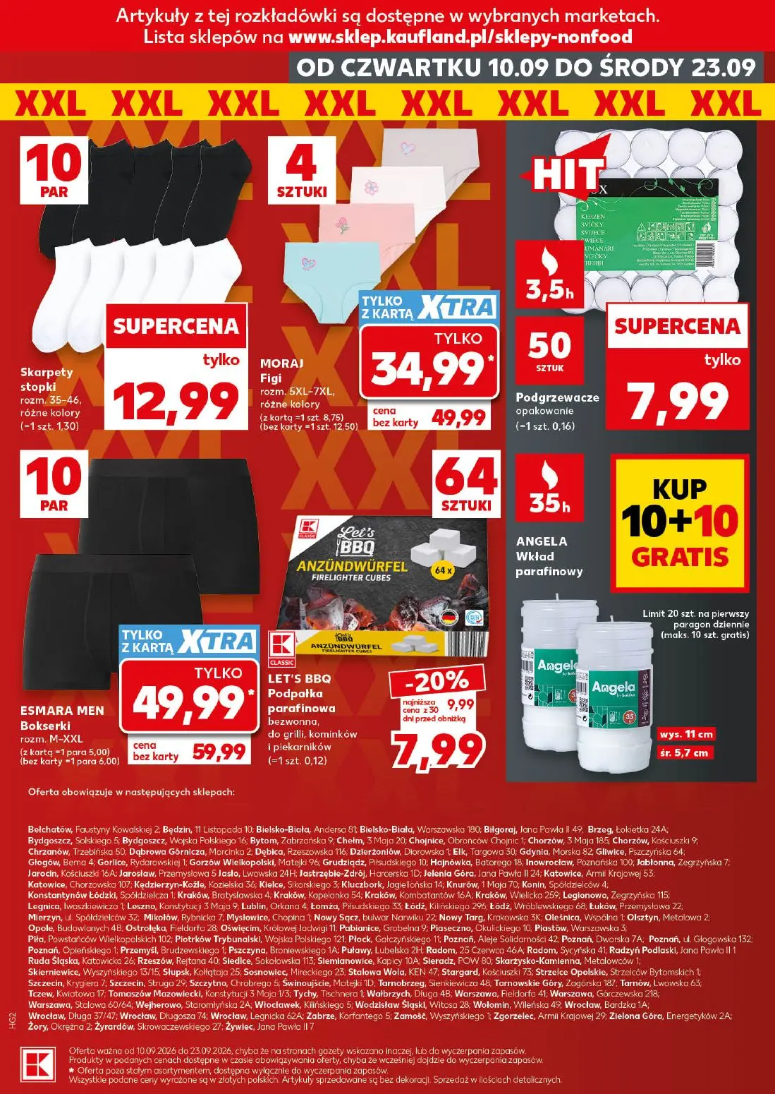 Kaufland gazetka, strona 17 z 18 — MORAJ Figi, ESMARA MEN Bokserki, LET'S BBQ Podpałka parafinowa