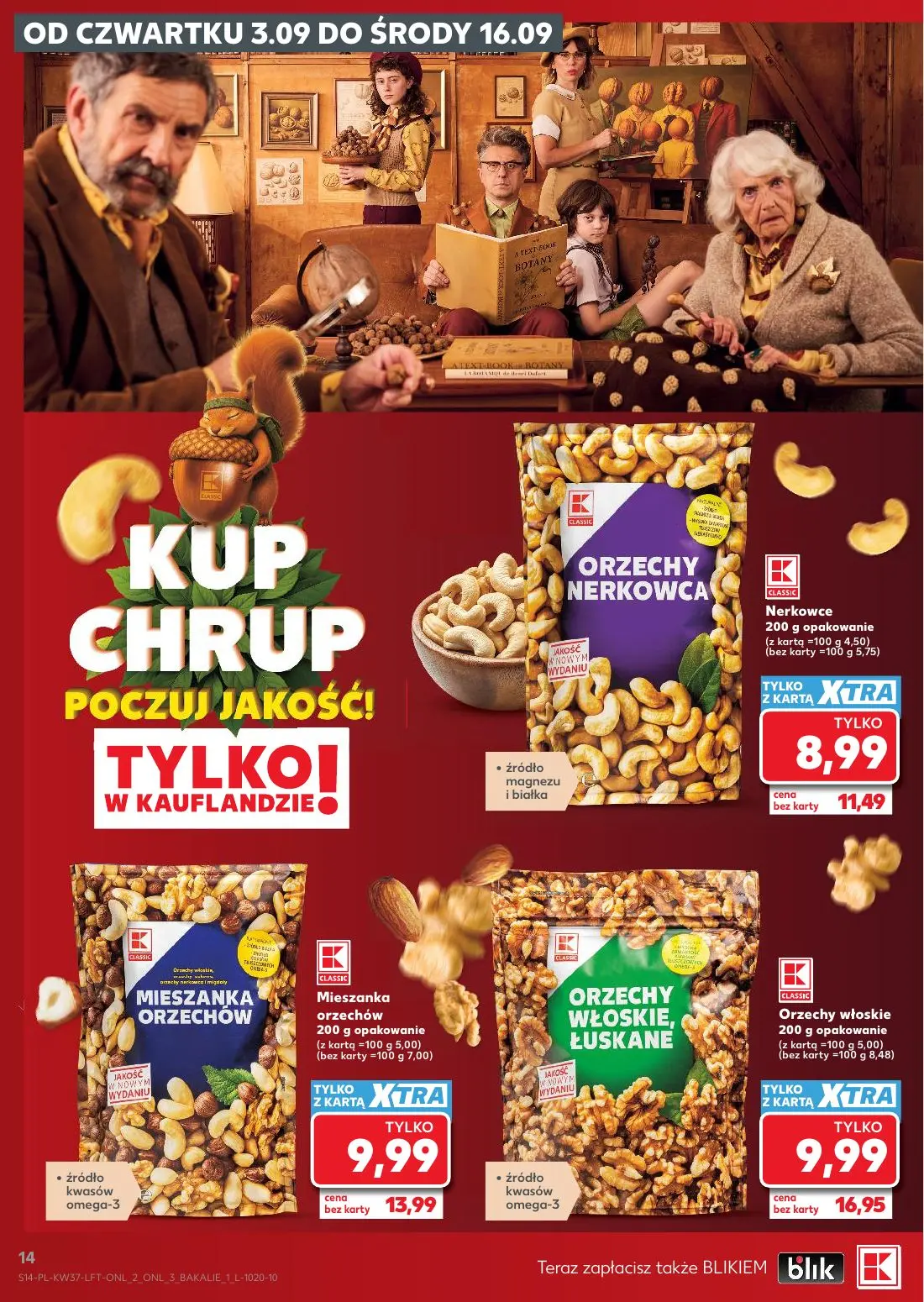 Kaufland gazetka, strona 14 z 65 — Mieszanka orzechów, Nerkowce