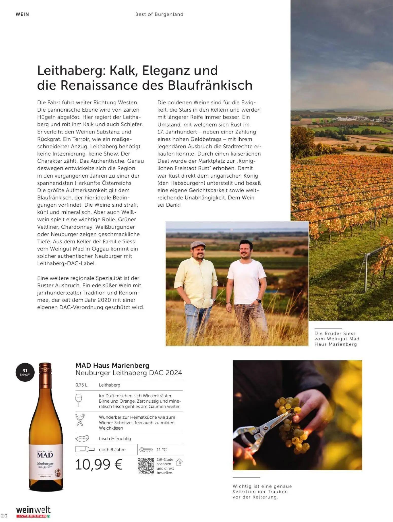 Interspar Prospekt, Seite 20 von 60 — MAD Haus Marienberg Neuburger Leithaberg DAC