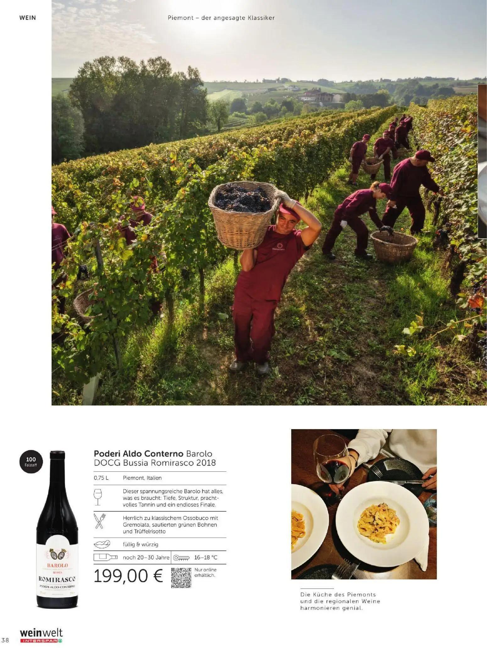 Interspar Prospekt, Seite 38 von 60 — Poderi Aldo Conterno Barolo DOCG Bussia Romirasco 2018