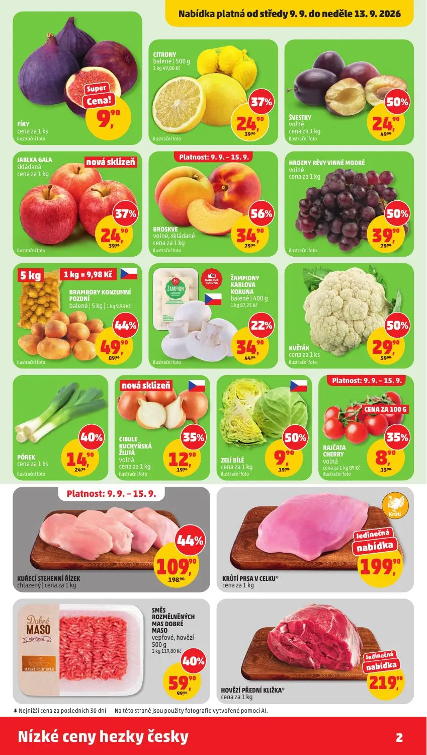 PENNY leták, strana 2 z 35 — KUŘECÍ STEHENNÍ ŘÍZEK chlazený