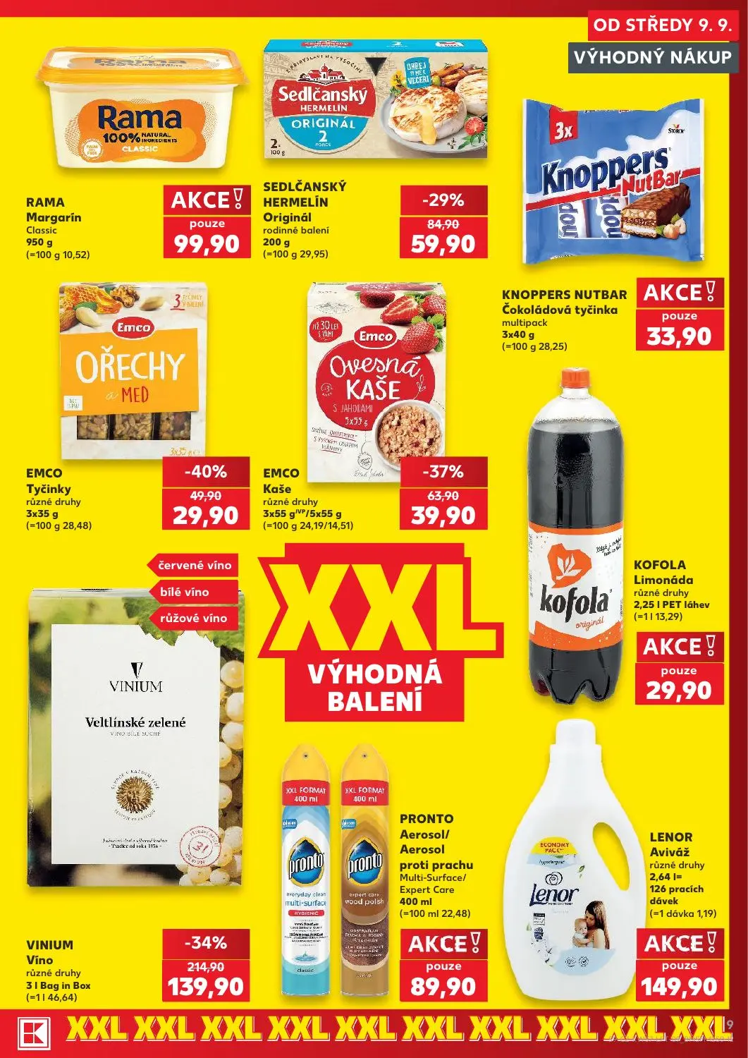 Kaufland leták, strana 9 z 52 — KOFOLA Limonáda různé druhy