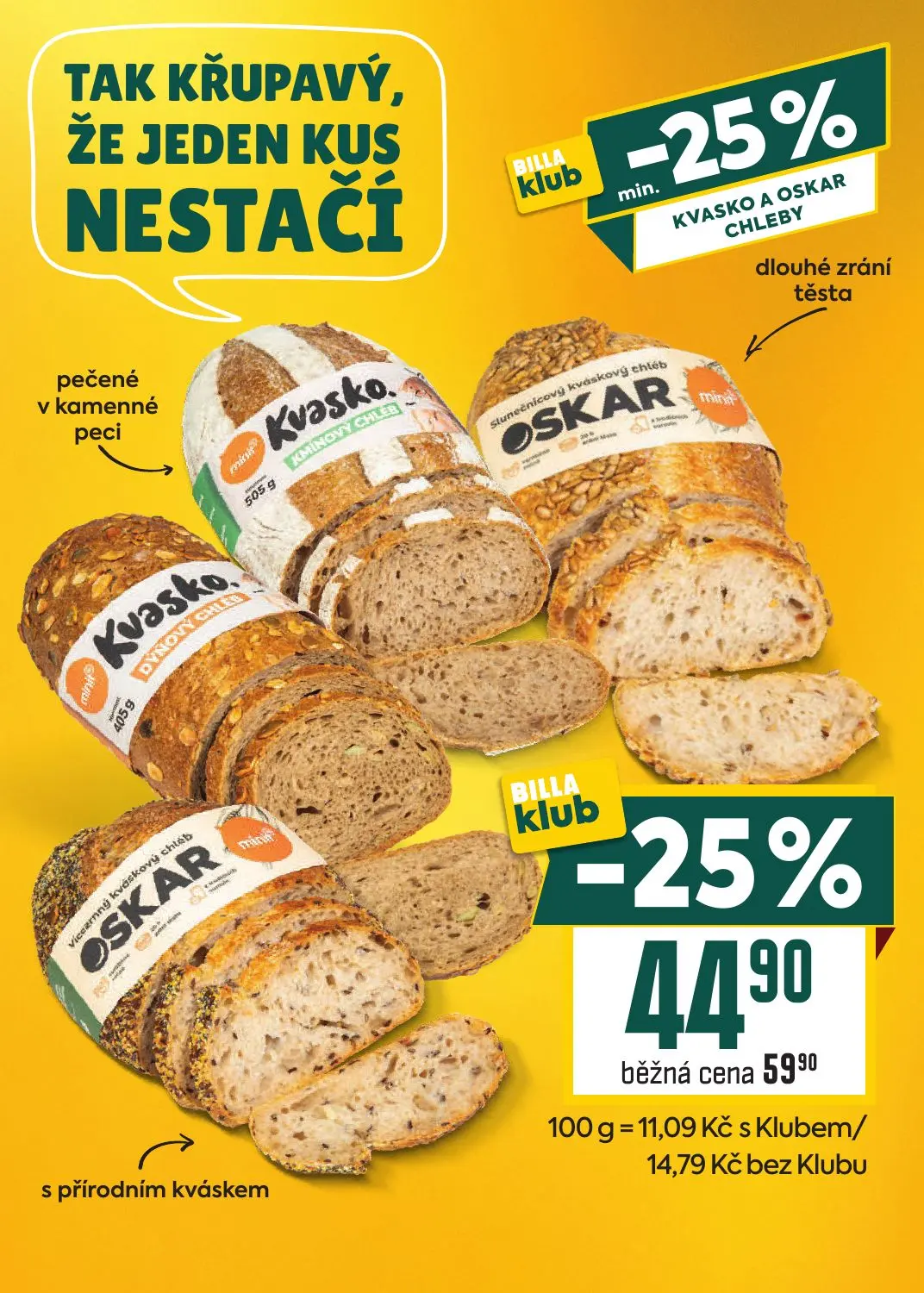 Billa leták, strana 14 z 39 — KVASKO A OSKAR CHLEBY
