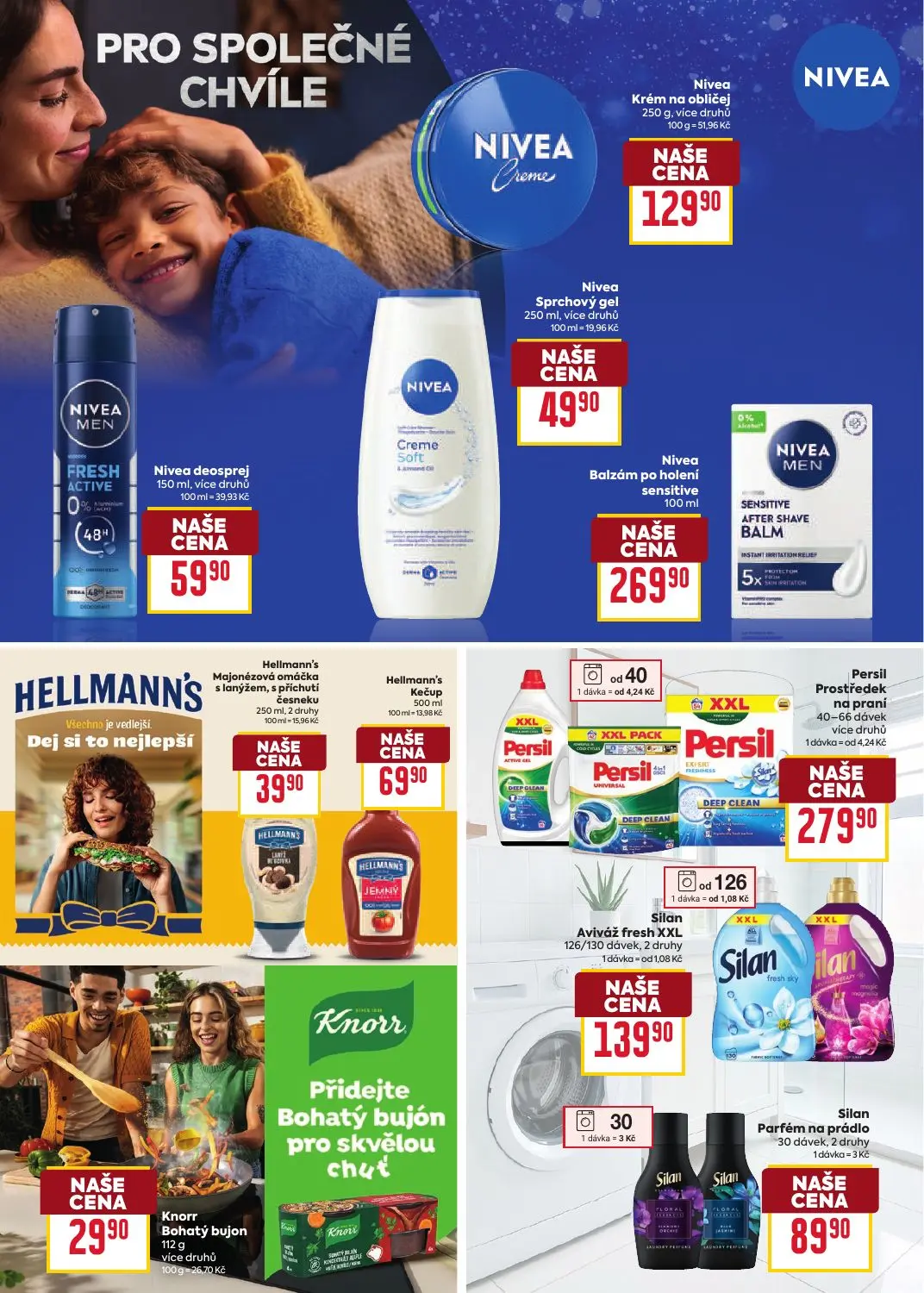 Billa leták, strana 29 z 39 — Nivea Krém na obličej, Nivea Sprchový gel, Nivea deosprej