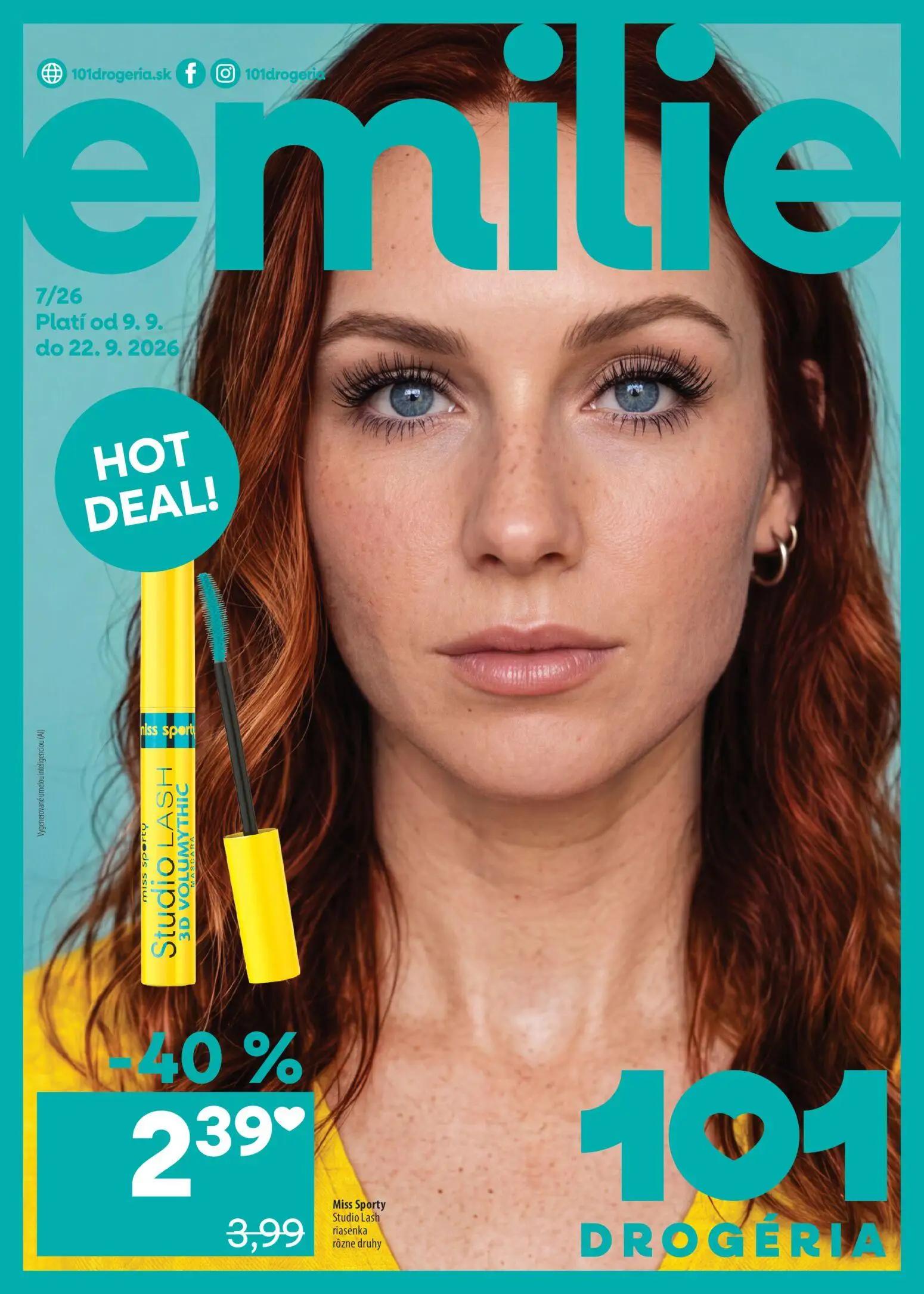 101 Drogerie leták, strana 16 z 16 — Miss Sporty Studio Lash riasenka rôzne druhy