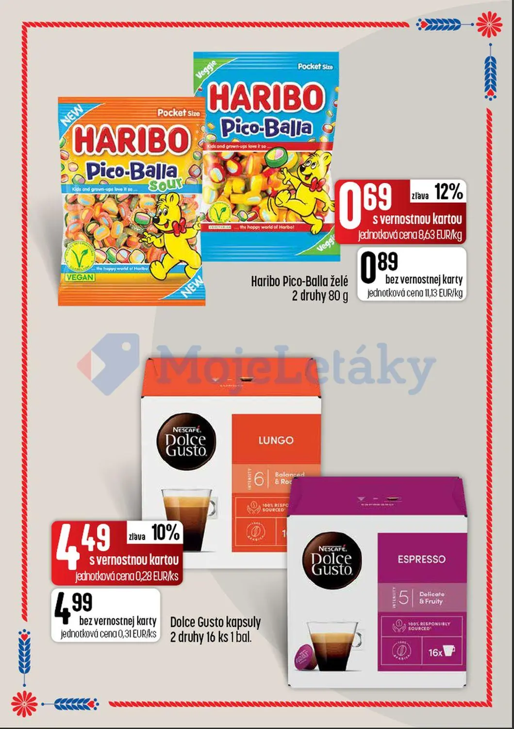 Coop Tempo leták, strana 33 z 60 — Dolce Gusto kapsuly, Haribo Pico-Balla želé