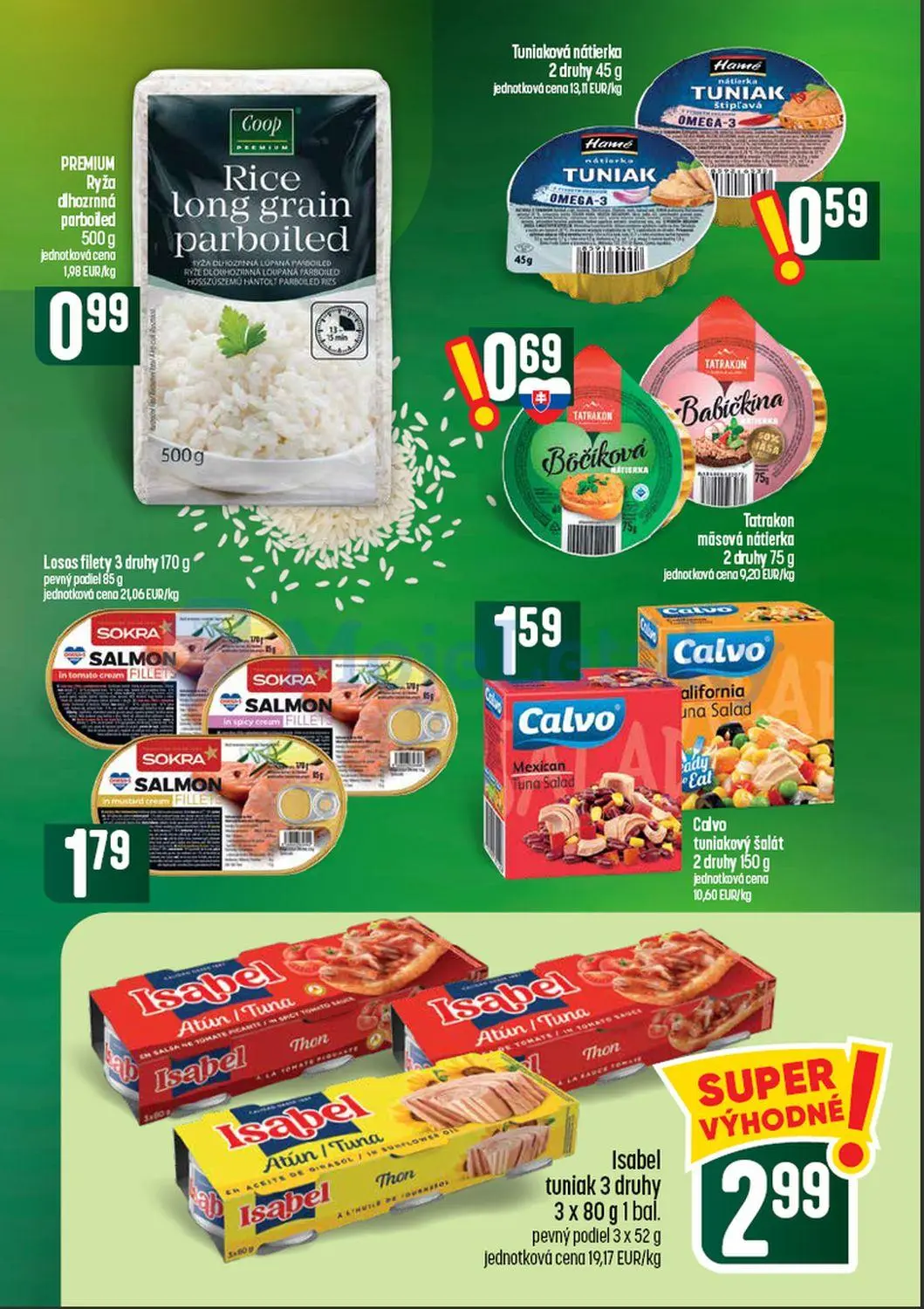 Coop Tempo leták, strana 37 z 60 — PREMIUM Ryža dlhozrnná parboiled, Hamé Tuniaková nátierka, Tatrakon mäsová nátierka
