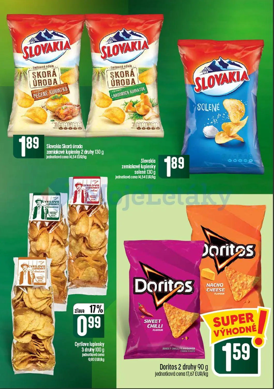 Coop Tempo leták, strana 43 z 60 — Cyrilove lupienky, Slovakia Skorá úroda zemiakové lupienky, Slovakia Skorá úroda zemiakov…