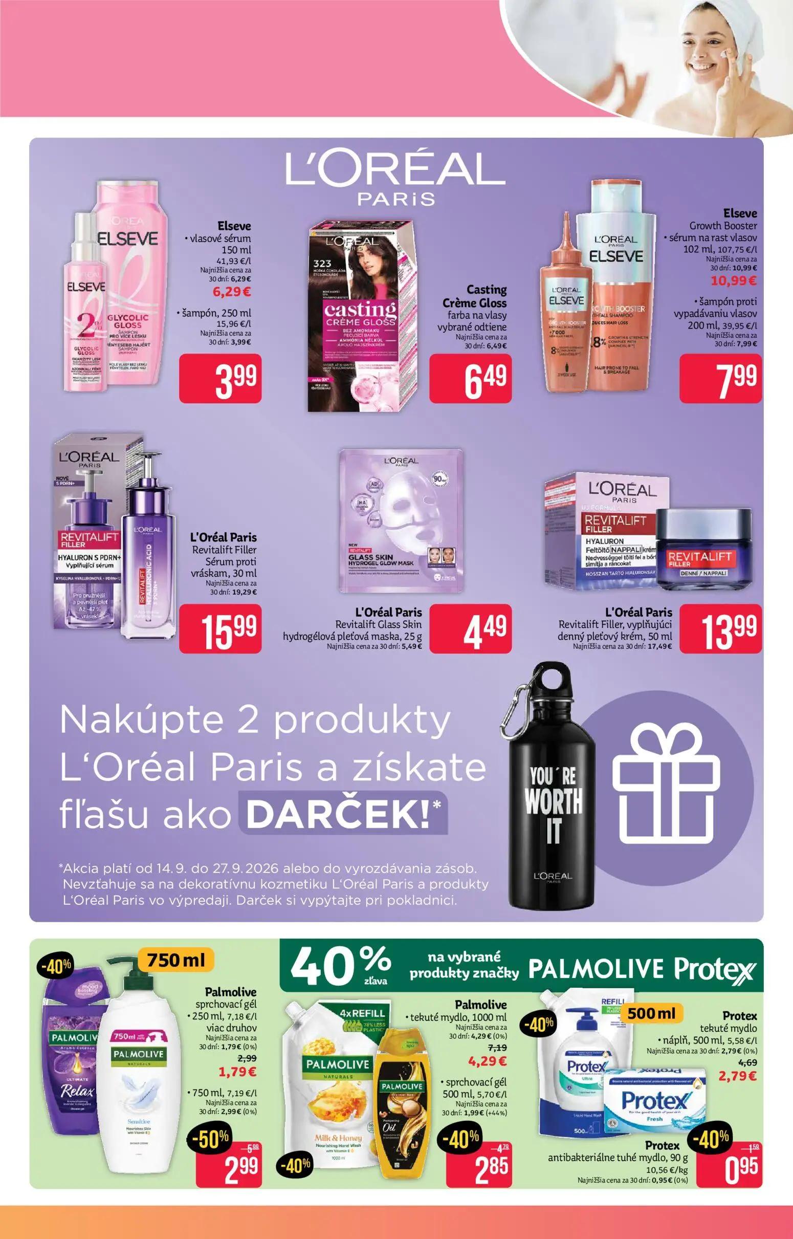 Teta Drogerie leták, strana 7 z 16 — Palmolive sprchovací gél, Palmolive tekuté mydlo, Palmolive sprchovací gél