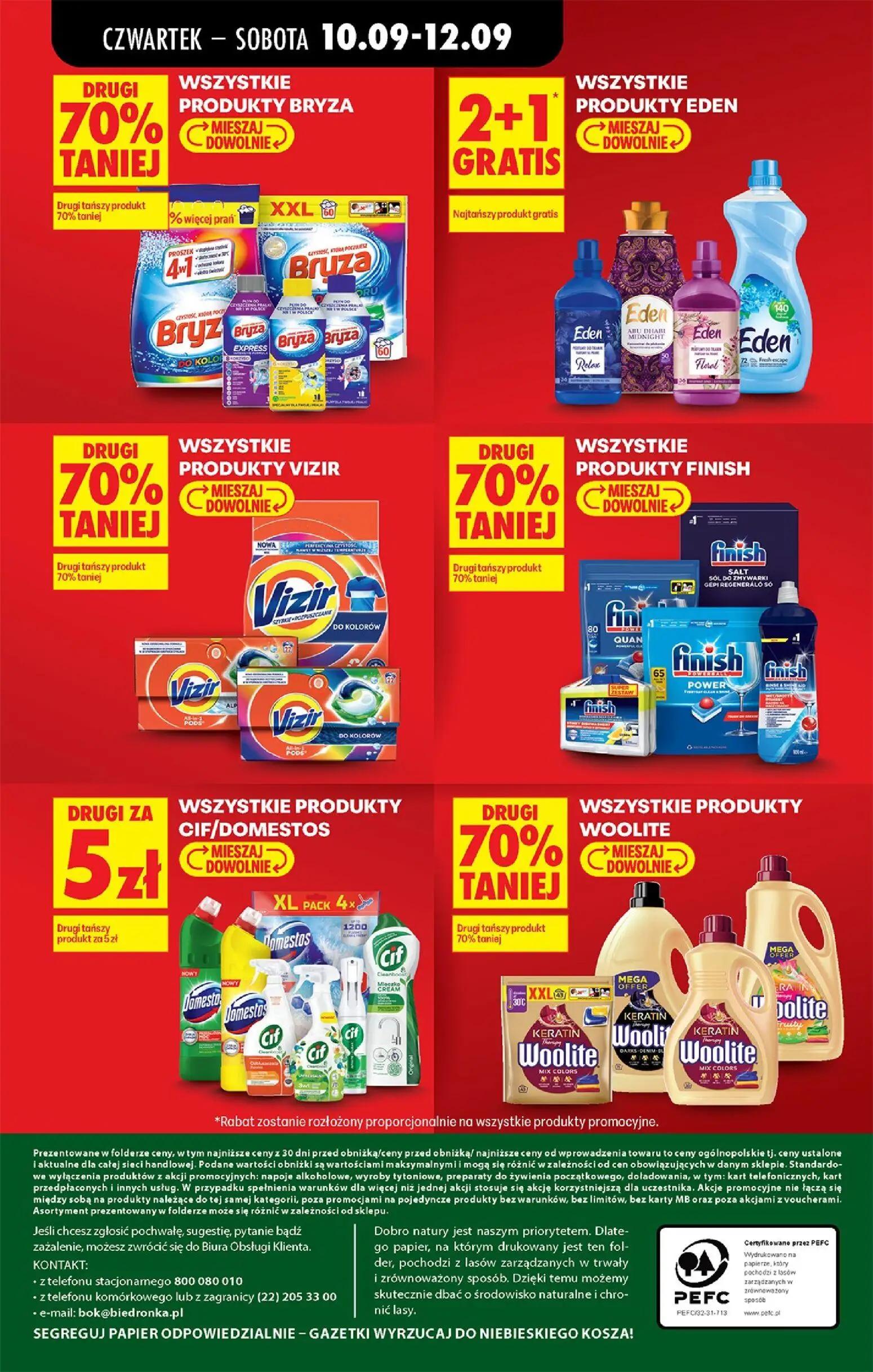 Biedronka gazetka, strona 5 z 95 — WSZYSTKIE PRODUKTY CIF/DOMESTOS