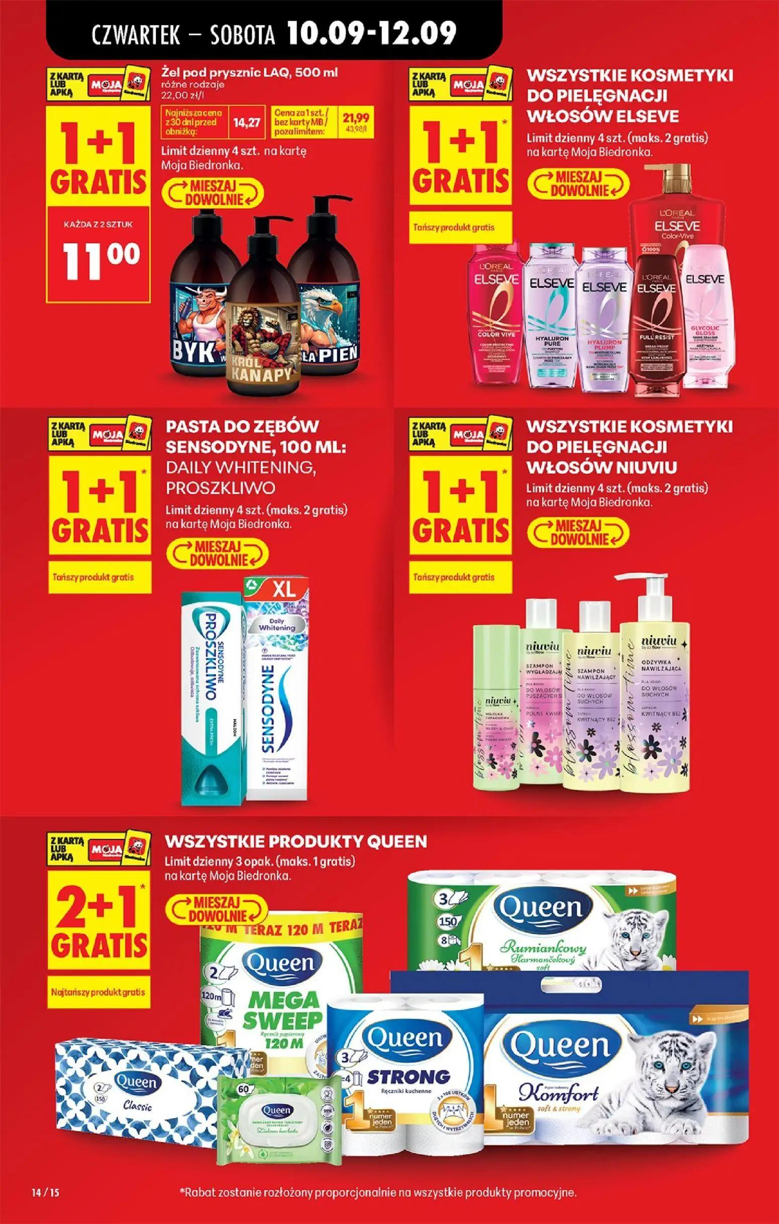 Biedronka gazetka, strona 16 z 95 — Żel pod prysznic LAQ, 500 ml