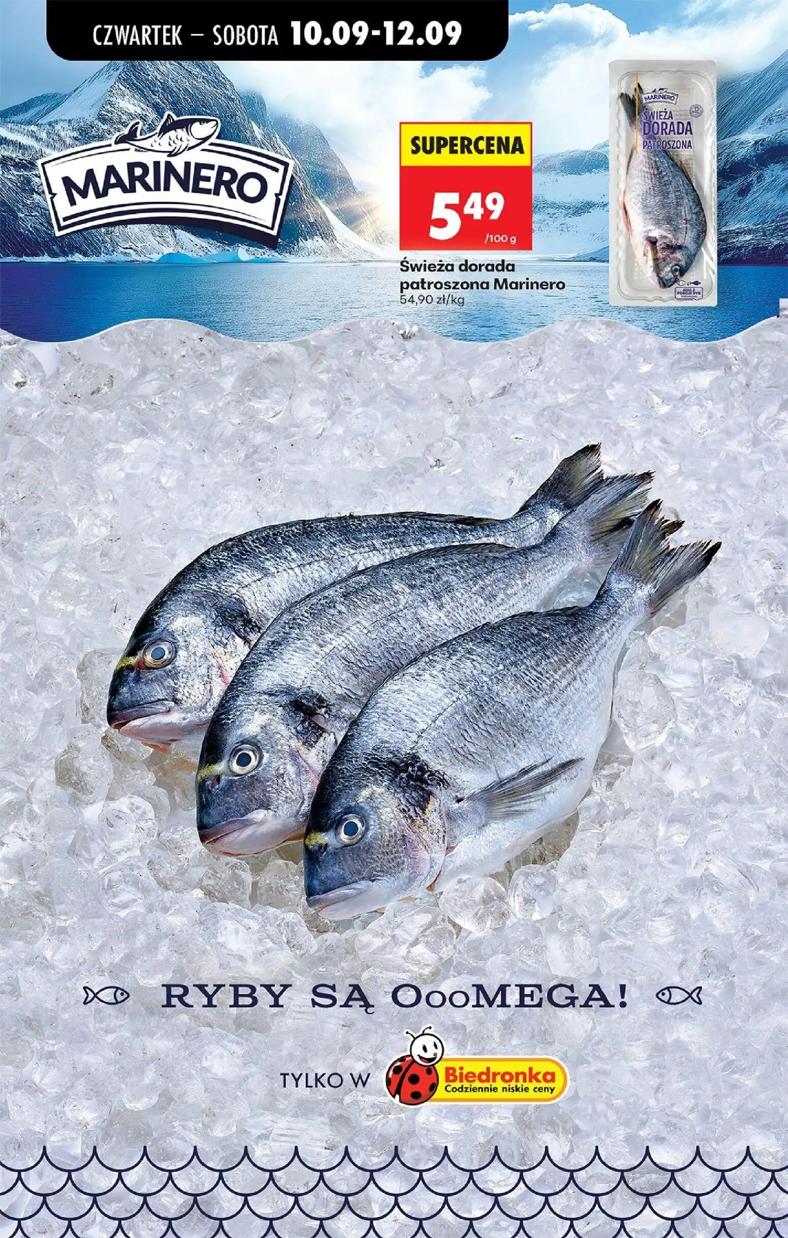 Biedronka gazetka, strona 33 z 95 — Świeża dorada patroszona Marinero