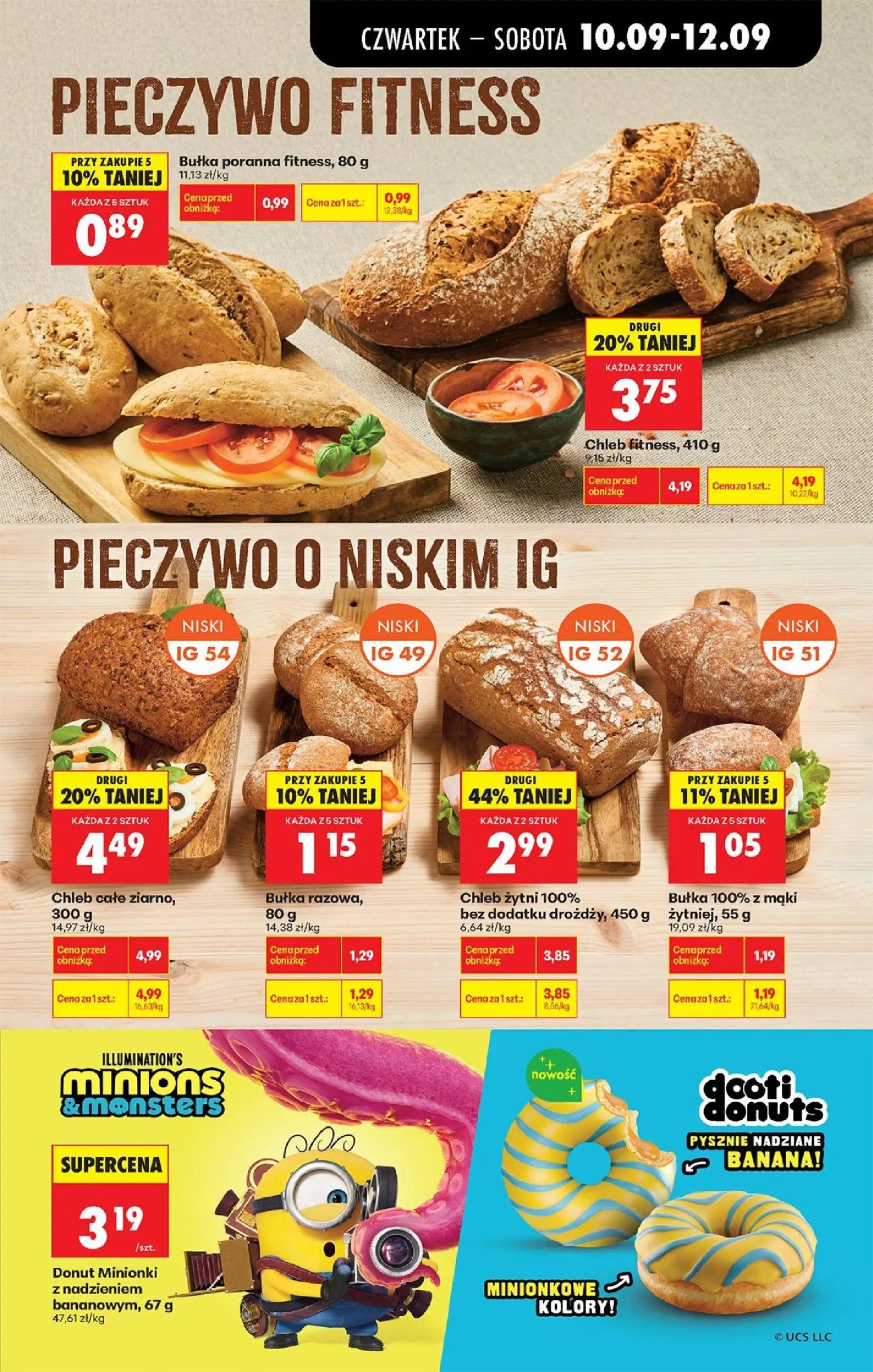 Biedronka gazetka, strona 47 z 95 — Chleb żytni 100% bez dodatku drożdży, Chleb całe ziarno, Chleb fitness