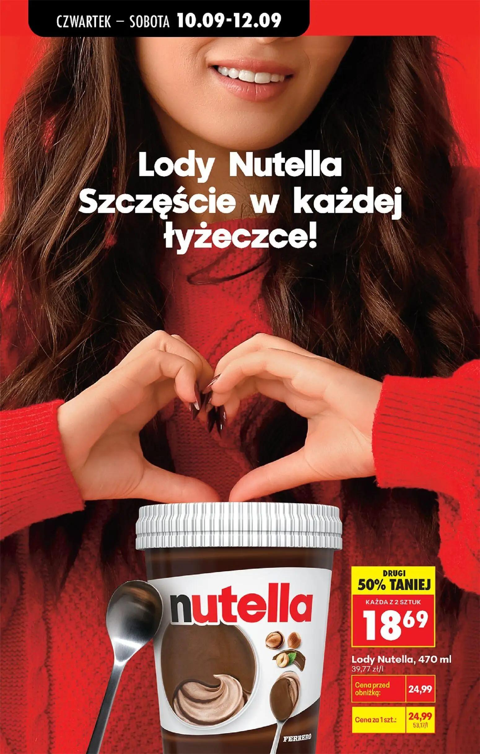 Biedronka gazetka, strona 72 z 95 — Lody Nutella