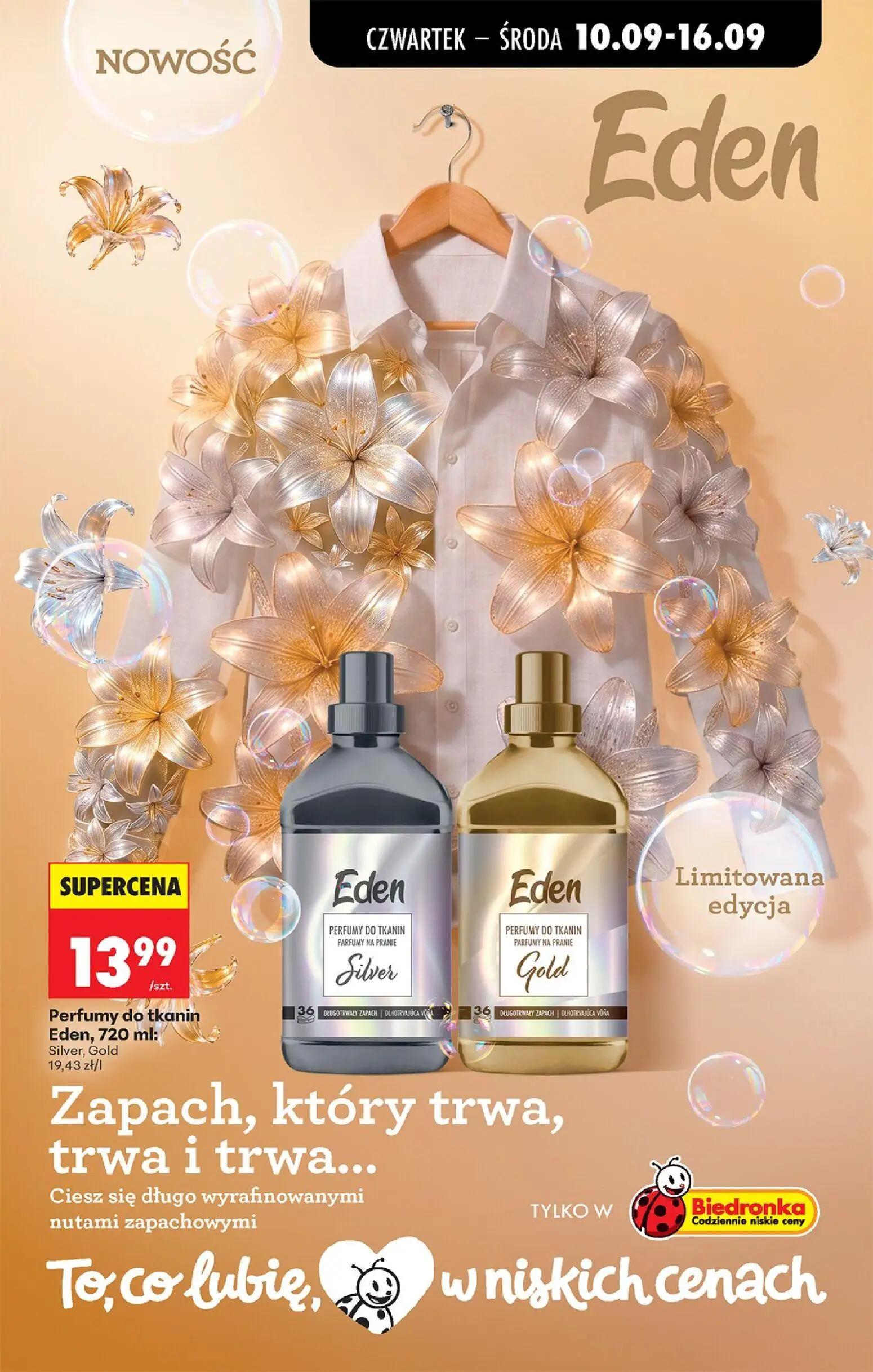 Biedronka gazetka, strona 85 z 95 — Perfumy do tkanin Eden