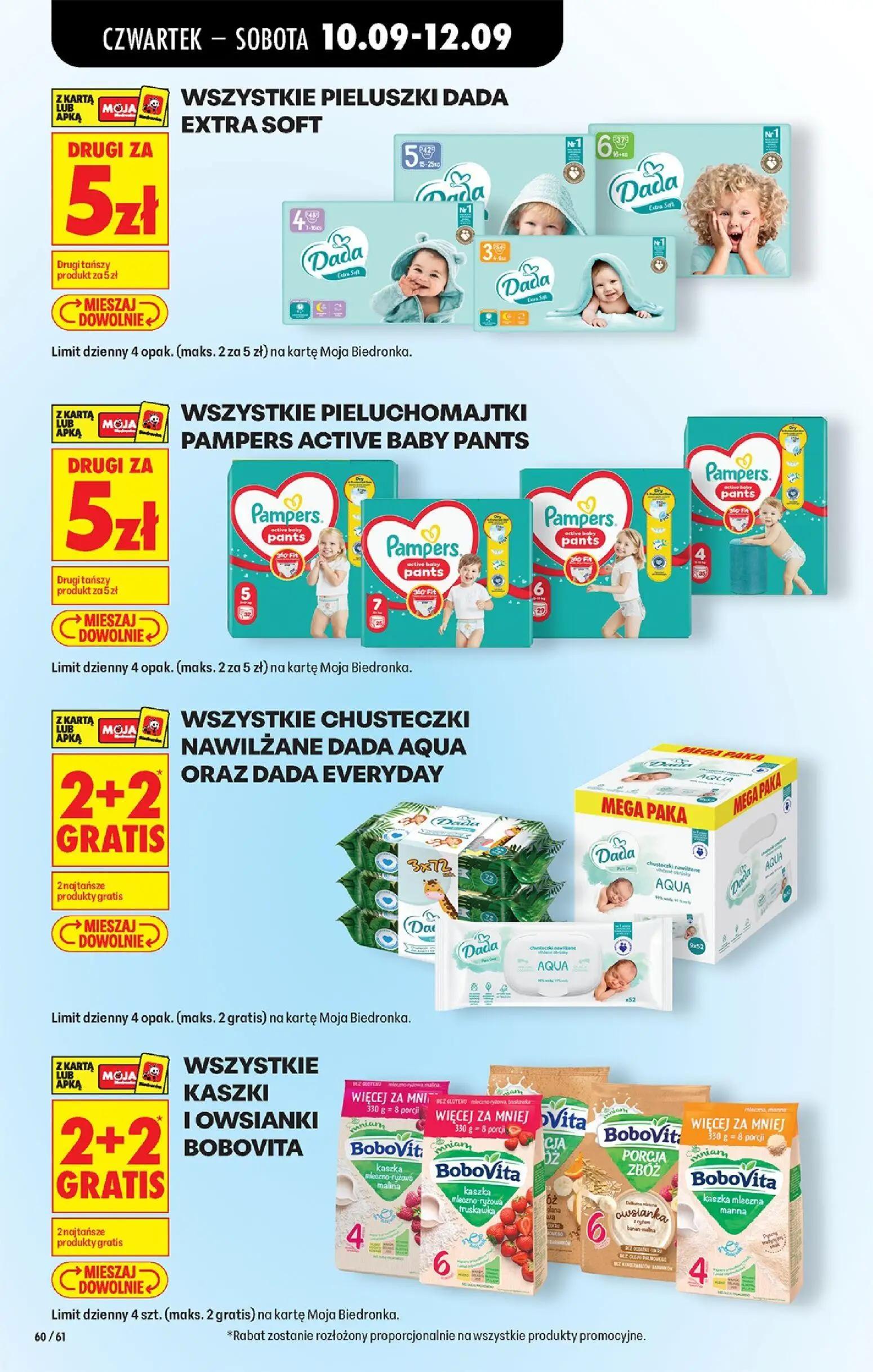 Biedronka gazetka, strona 88 z 95 — DADA EXTRA SOFT, PAMPERS ACTIVE BABY PANTS